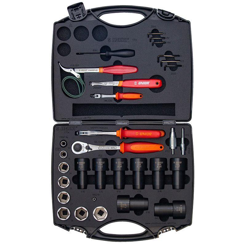 Velo Store - UK Bike fork suspension maintenance kit Unior 1704-Us | Extra 10% off with Subscription, Postage £16.79 to UK Fedex.