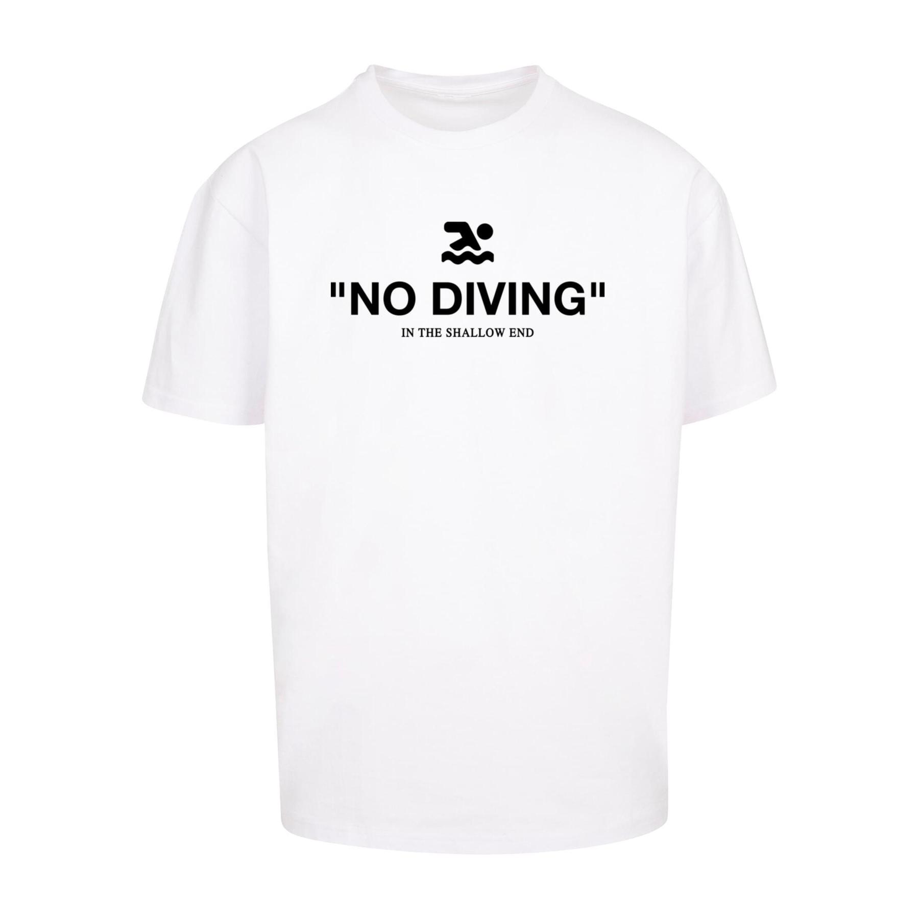 4068841777952 - Oversized T-Shirt No Diving heavy