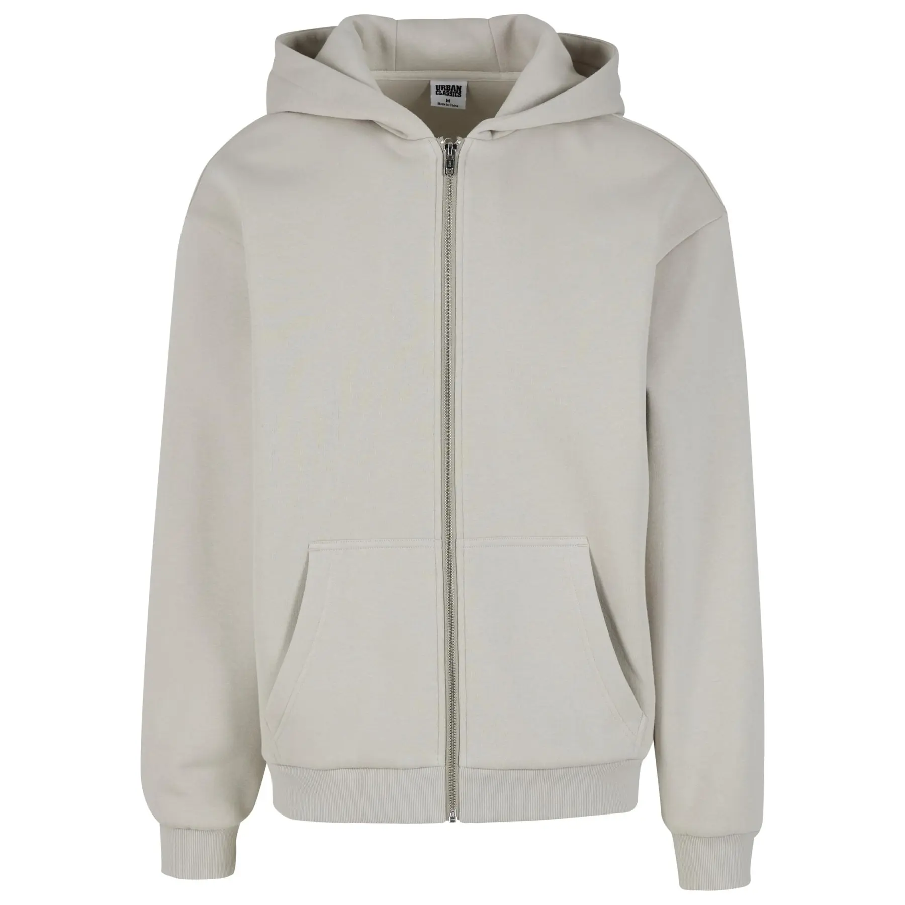Image of Kapuzensweatshirt mit Reißverschluss Urban Classics Fluffy
