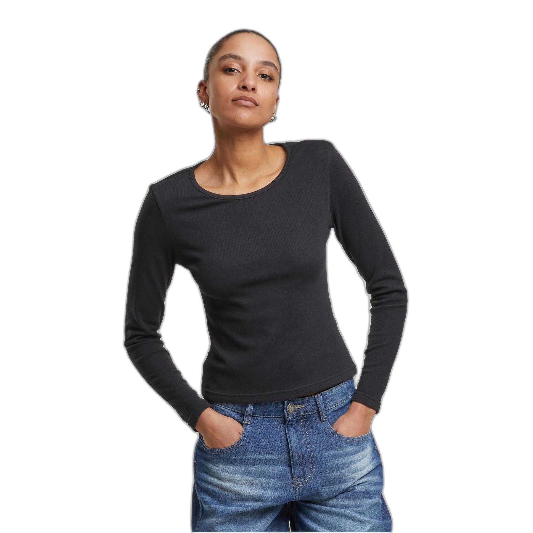 4065812867797 - Ladies Heat Slim Slongsleeve Langarmshirt schwarz in XL
