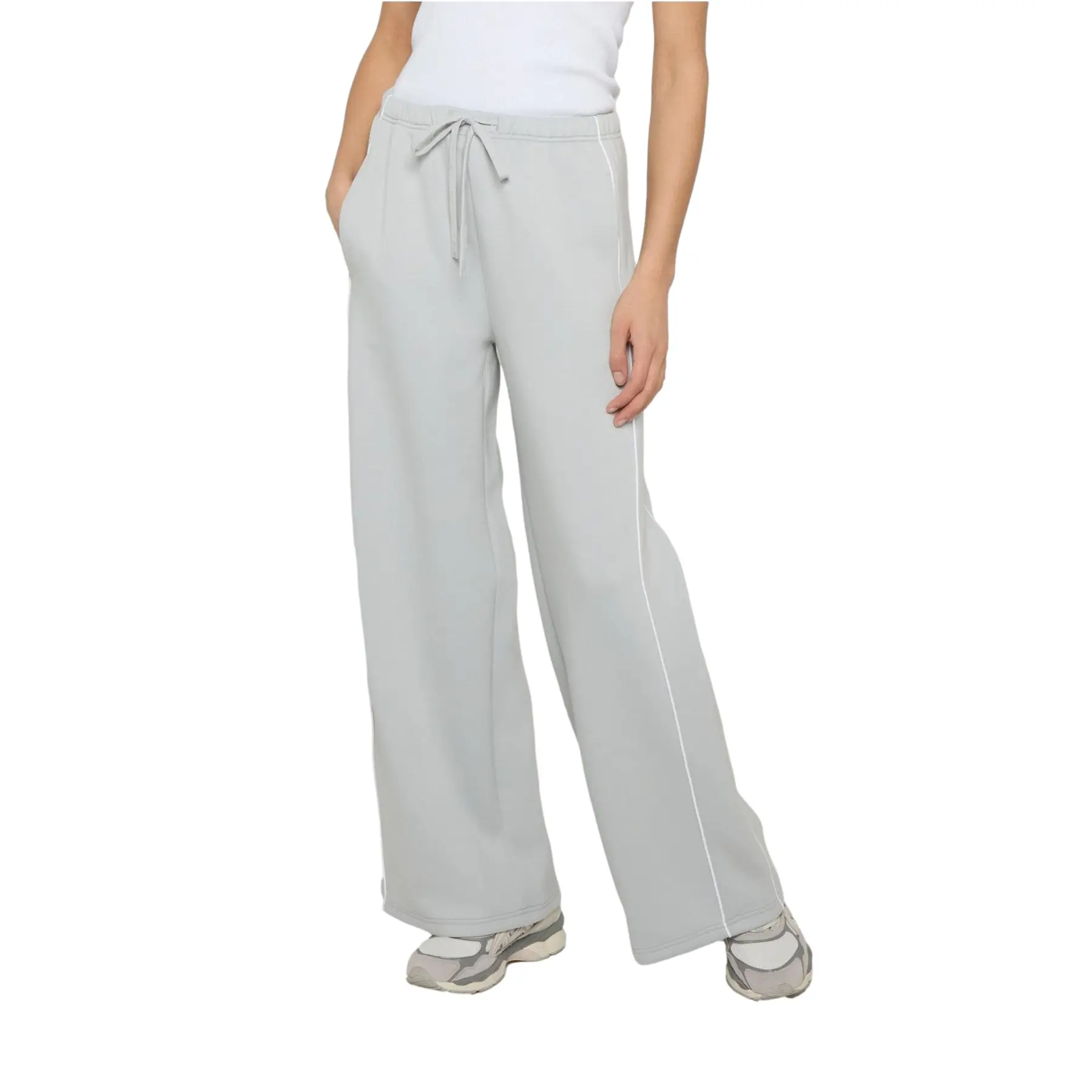 Urban Classics Women's Gris ’S Scuba Jogging Trousers Wide