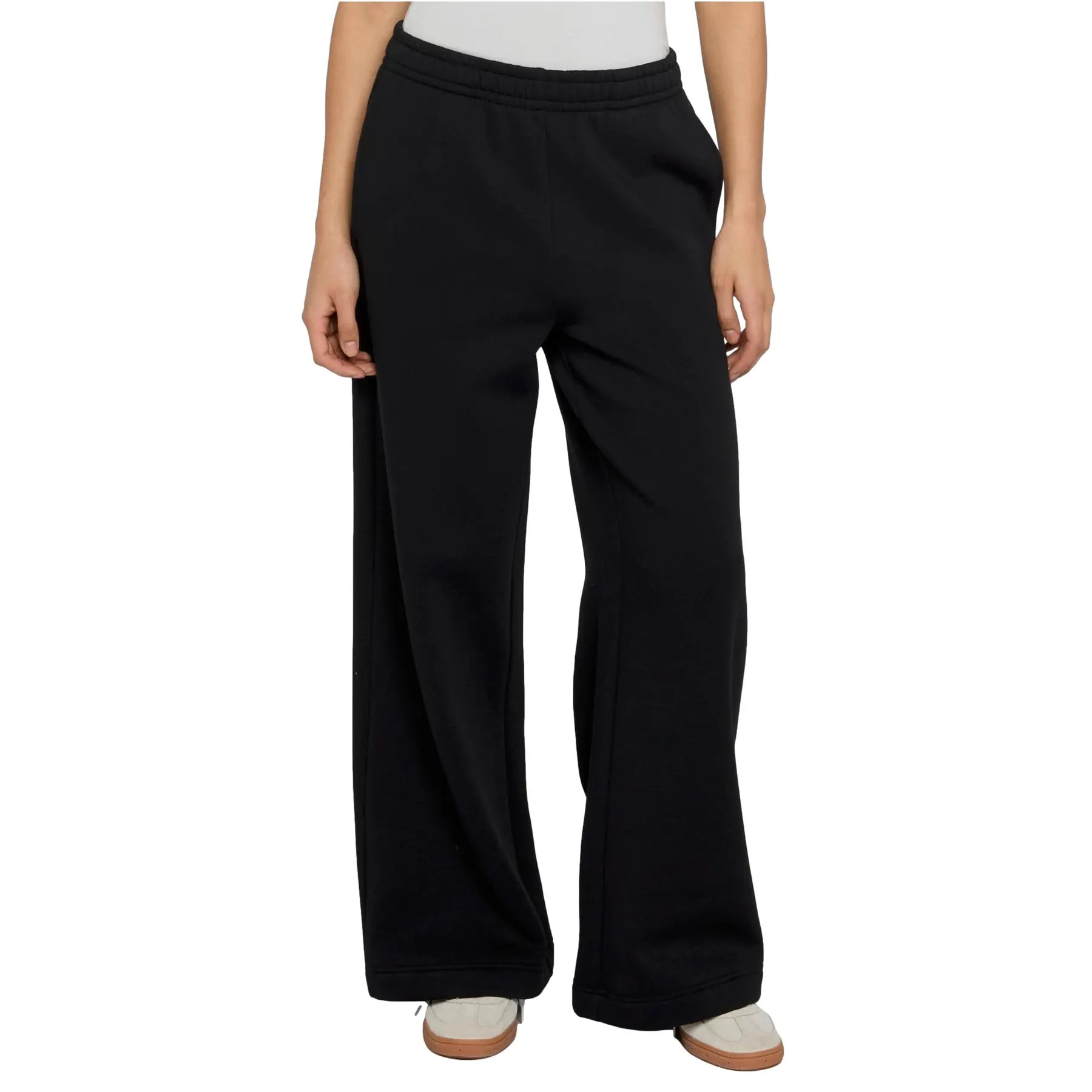 Image of Damen Jogginghose Urban Classics Fluffy Wideleg