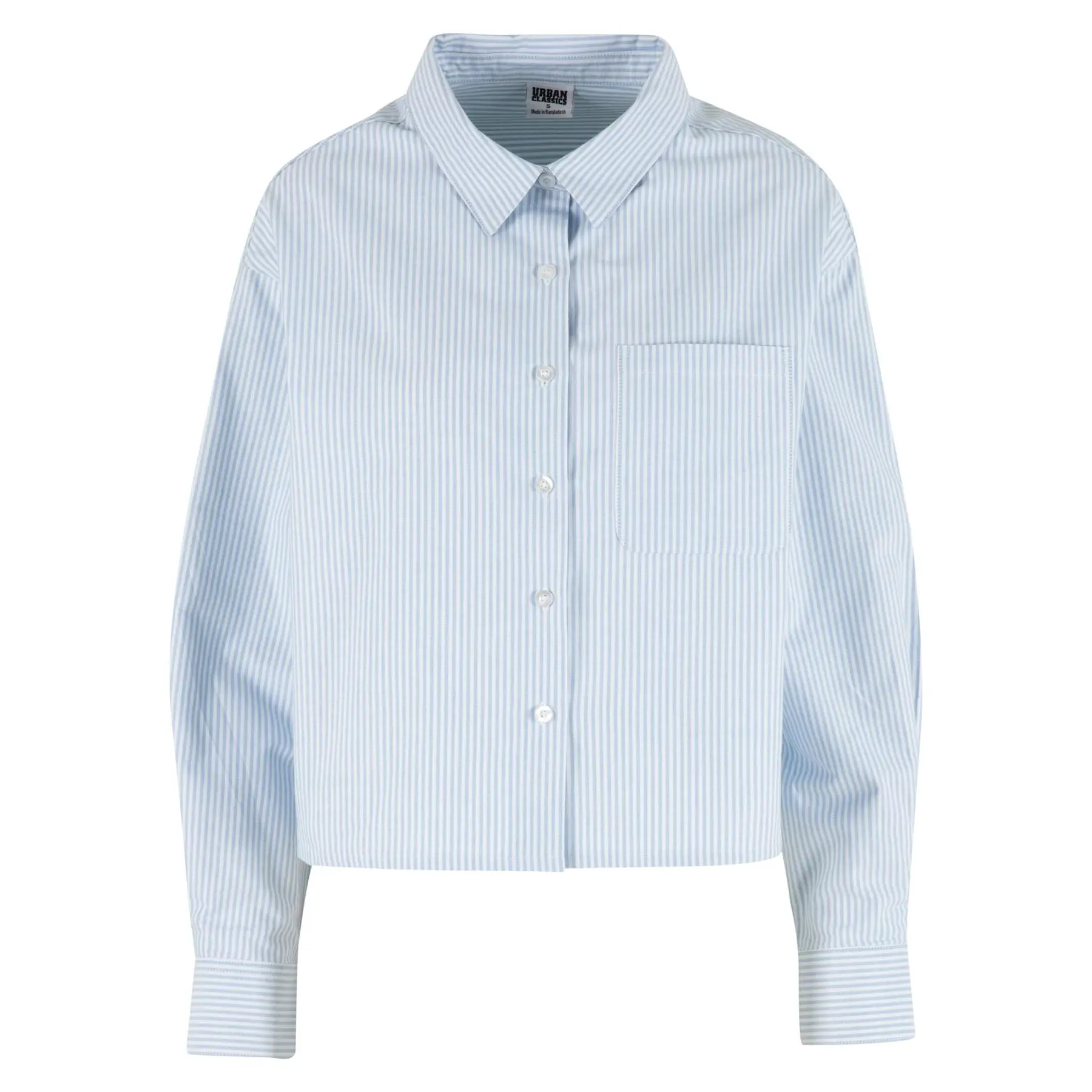 Image of Langarmbluse gestreift Damen Urban Classics Oxford