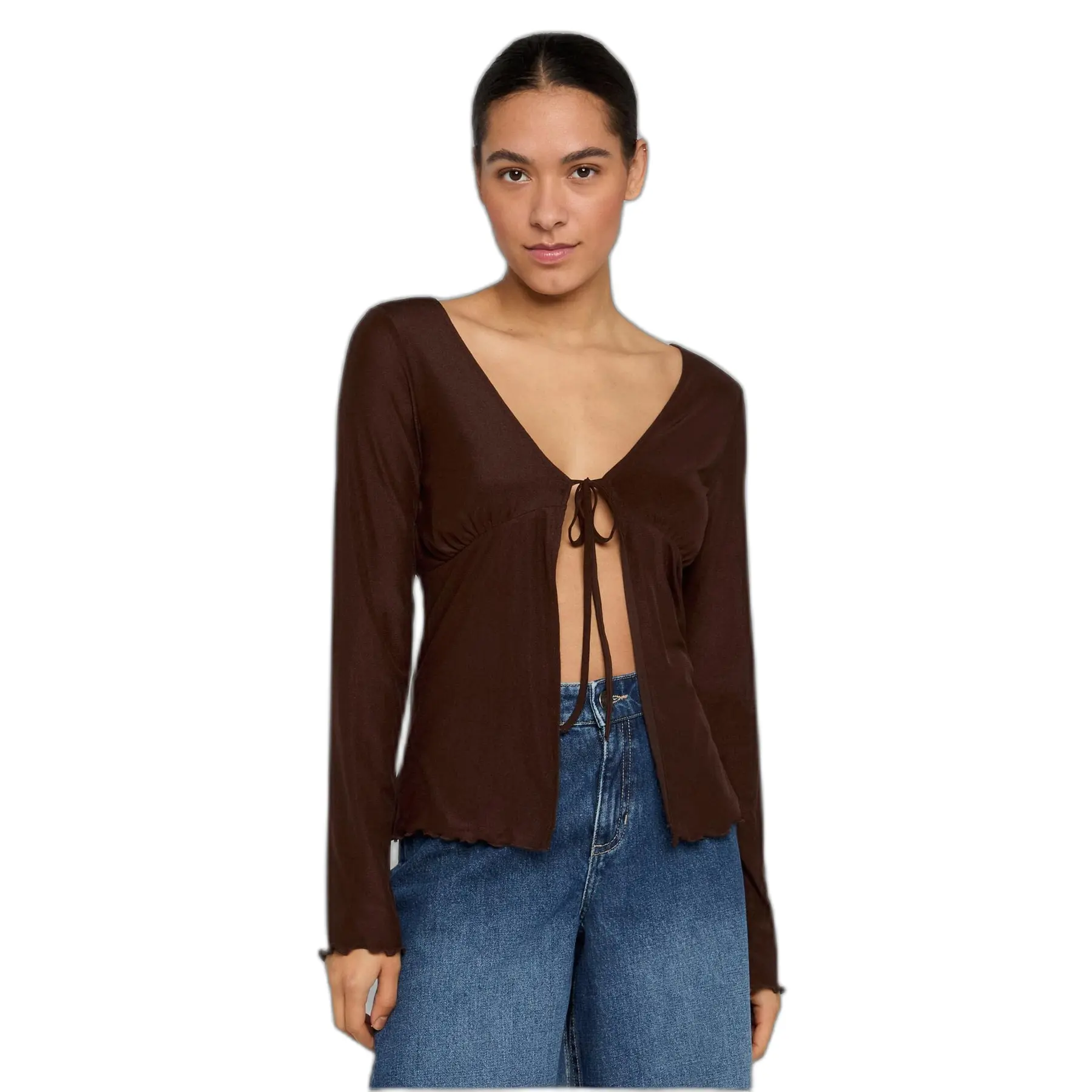 Strickjacke, Damen Urban Classics Mesh