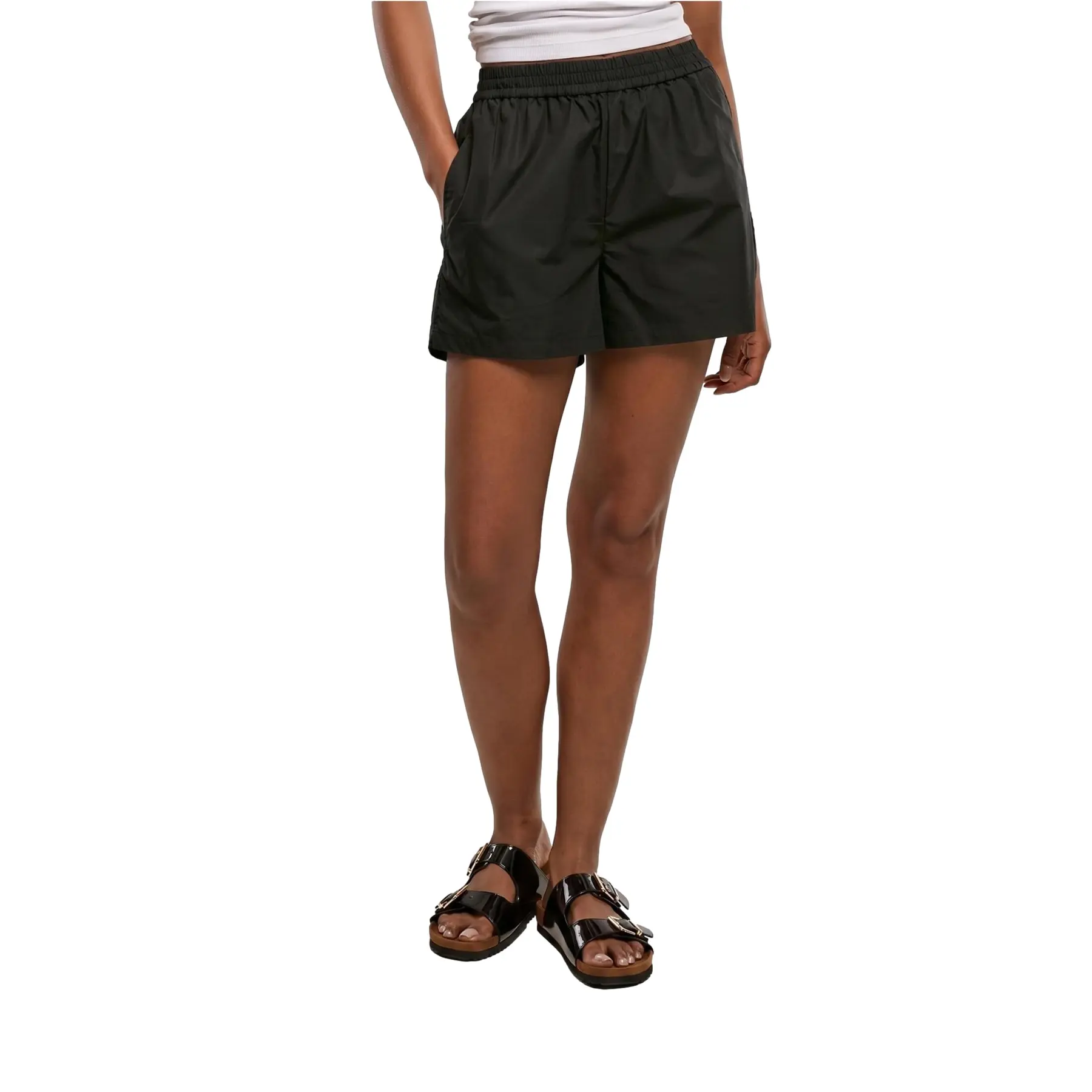 Short in popeline donna