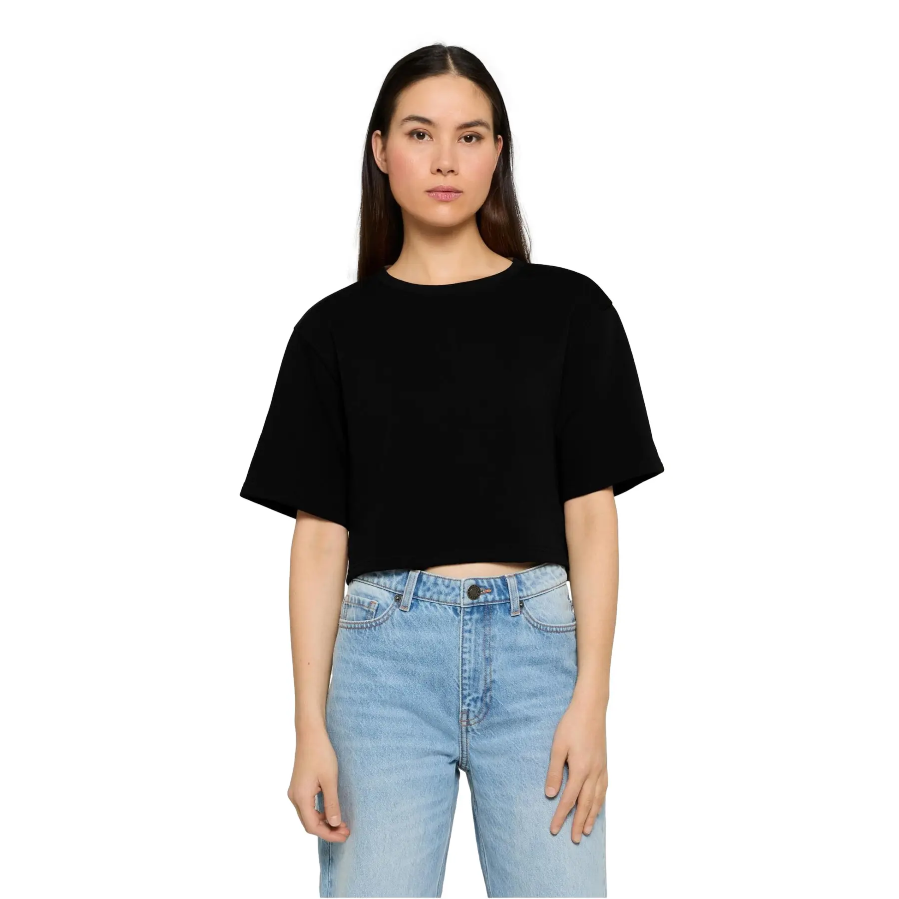 Damen T-Shirt Urban Classics Terry