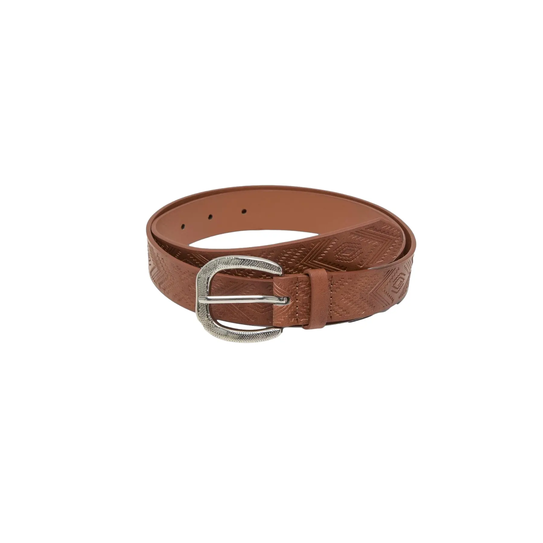 Cintura in pelle  Punched Pattern