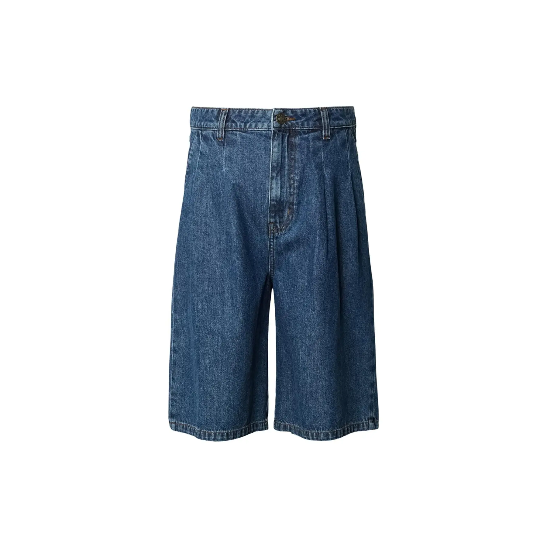 Pantaloncini in denim  Pleated