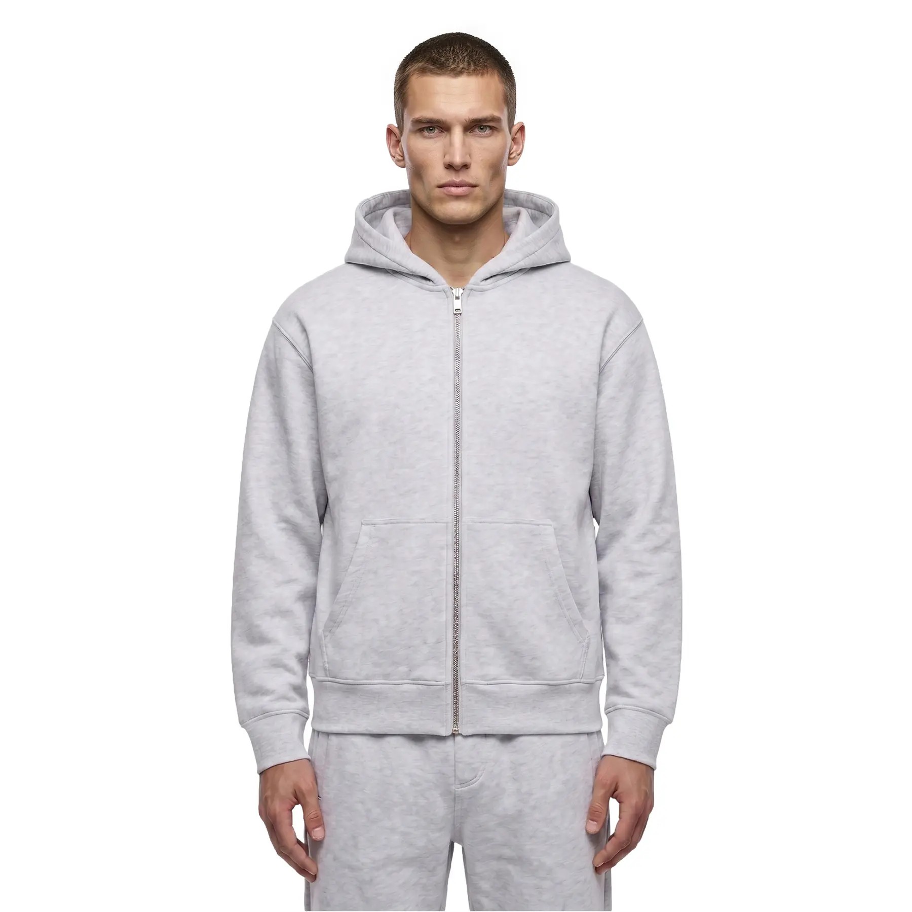 Kapuzensweatshirt mit Reißverschluss Urban Classics Heavy Scuba