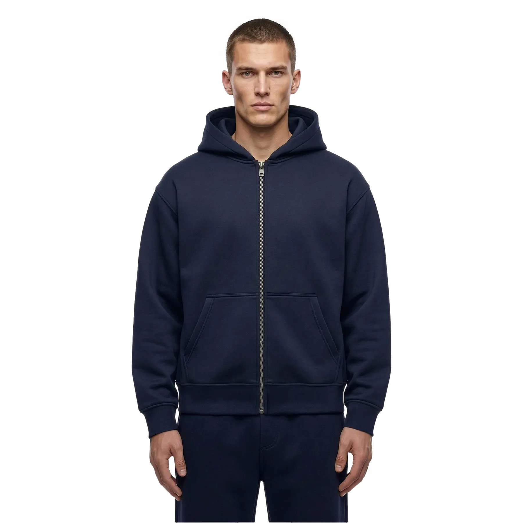 Kapuzensweatshirt mit Reißverschluss Urban Classics Heavy Scuba