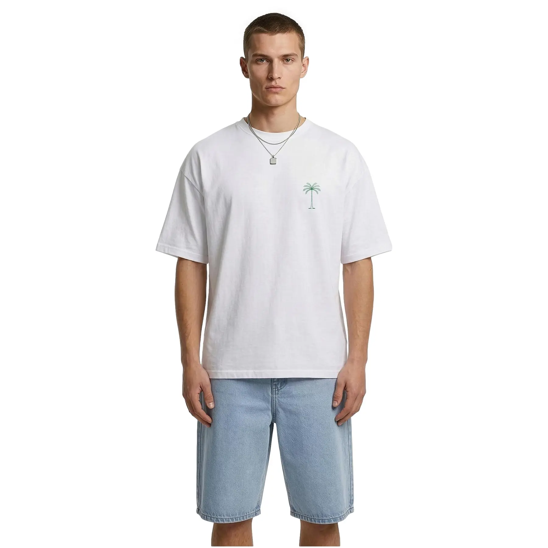 T-Shirt Urban Classics Palm Logo