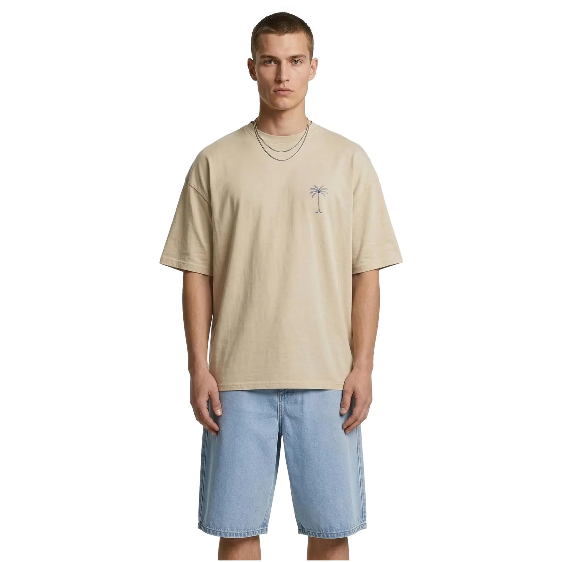 T-Shirt Urban Classics Palm Logo