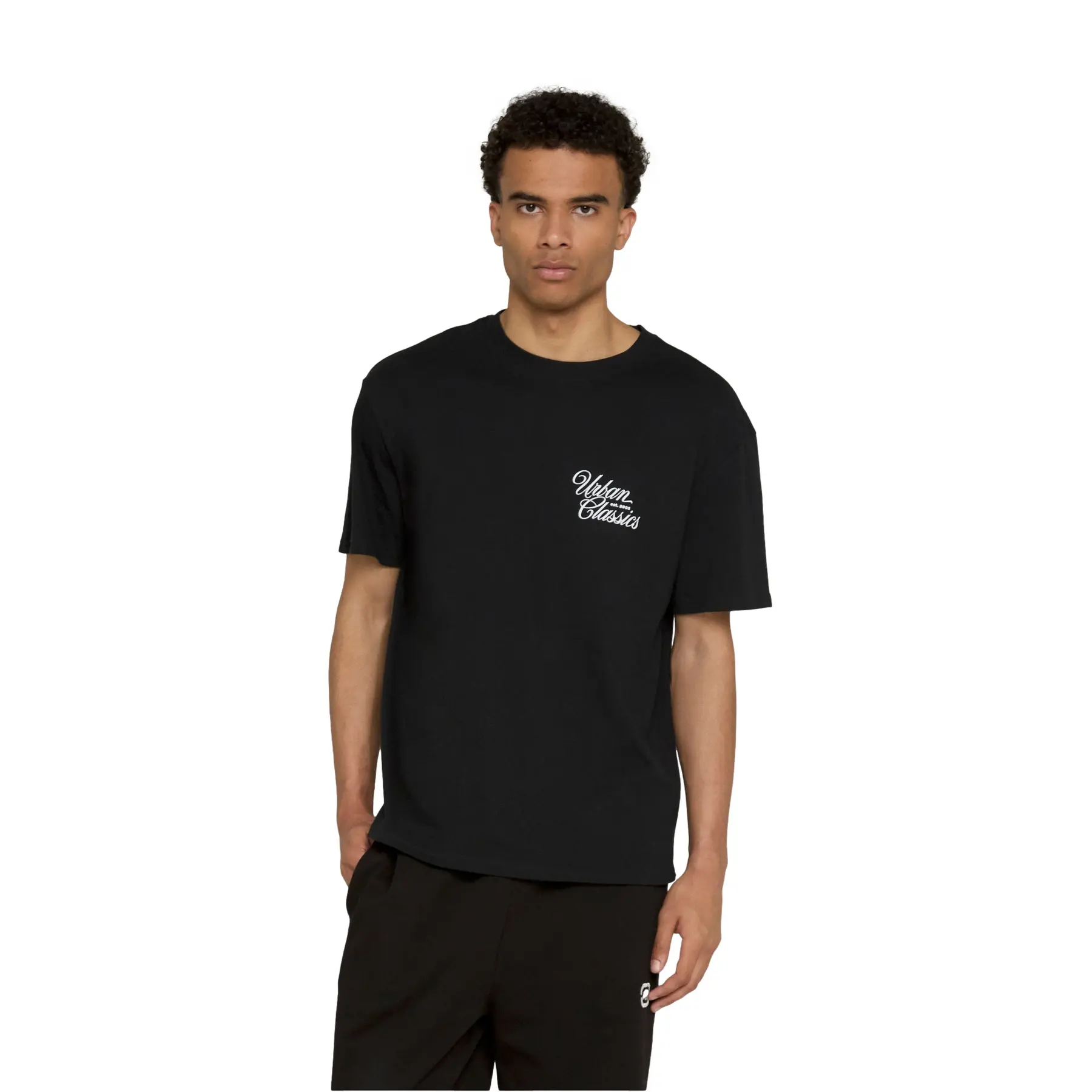 T-Shirt Urban Classics Flow Script Logo
