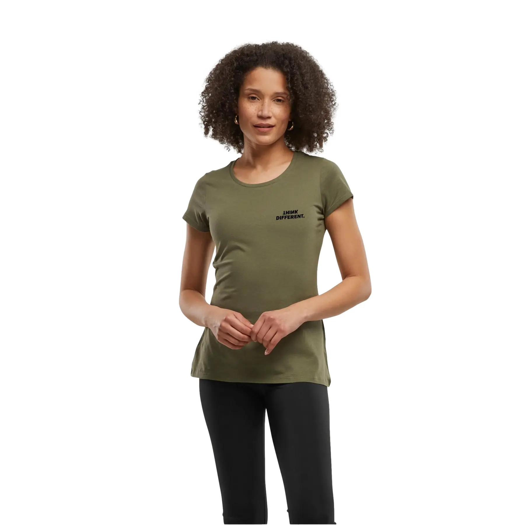 Damen T-Shirt Urban Classics Think Basic