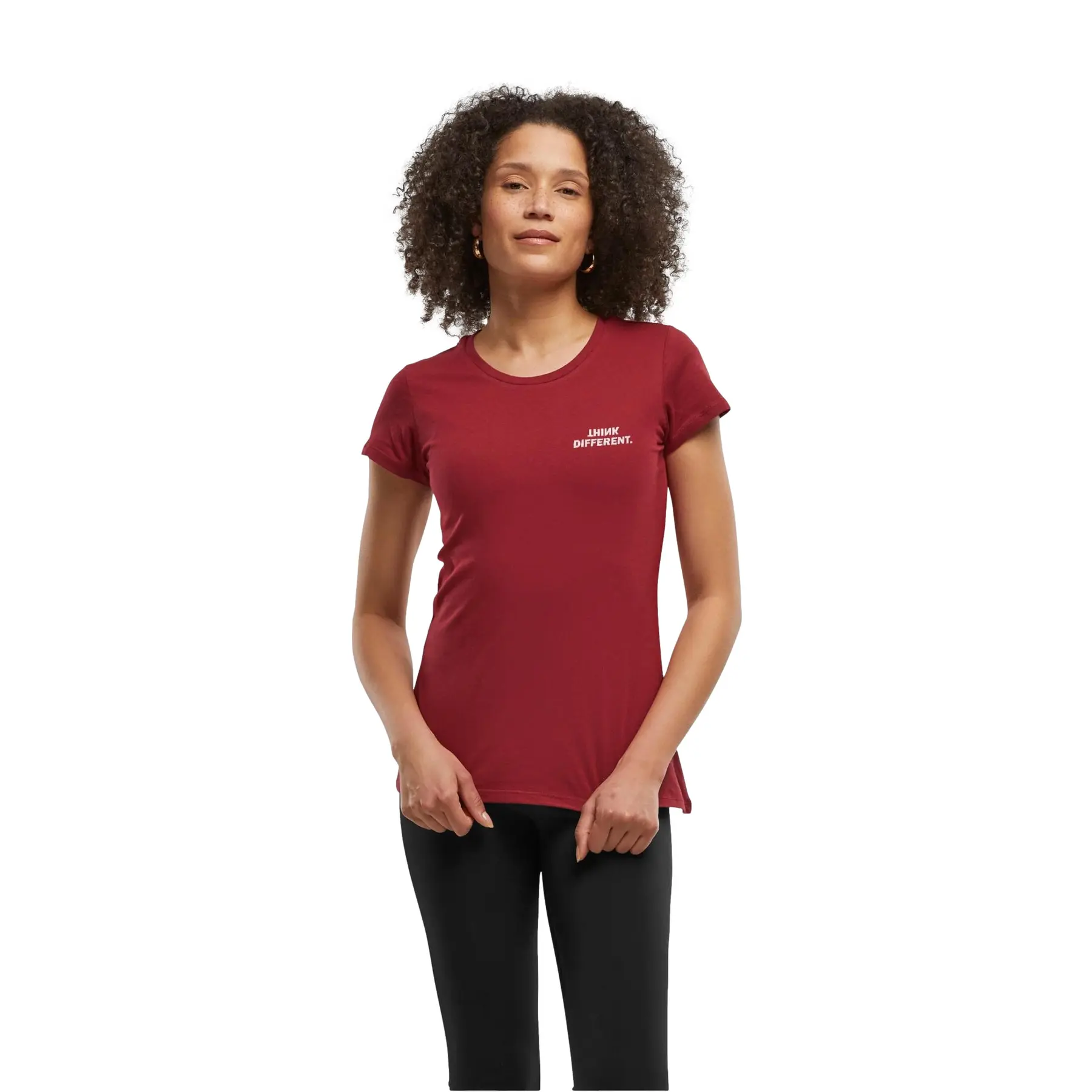 Damen T-Shirt Urban Classics Think Basic
