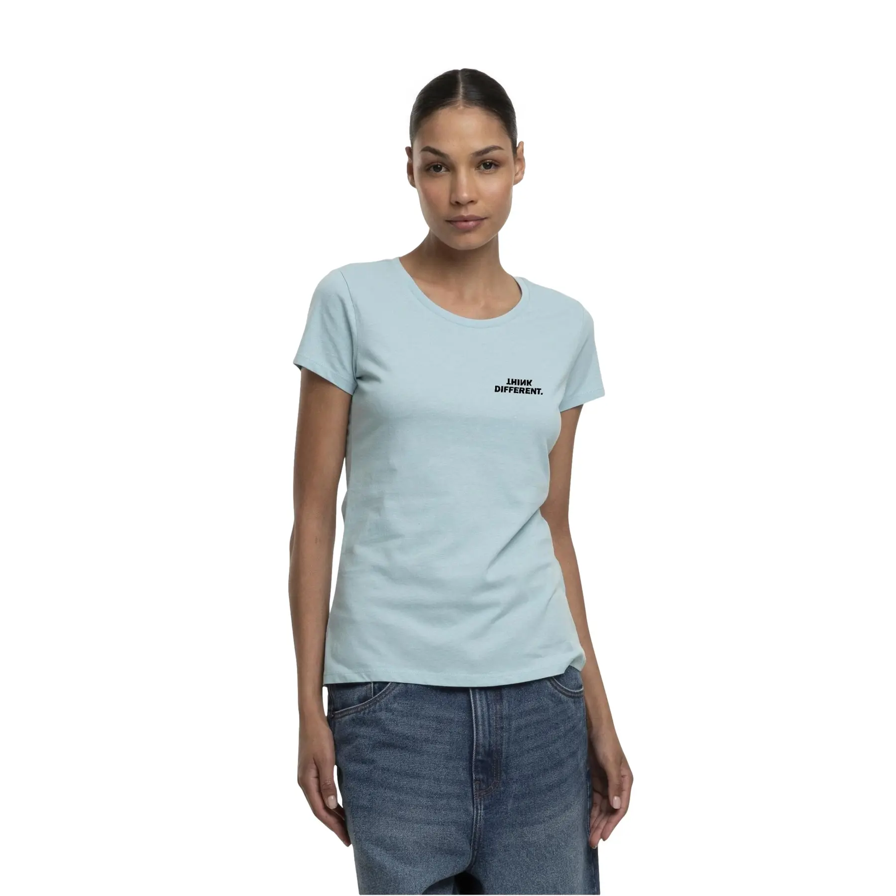 Damen T-Shirt Urban Classics Think Basic