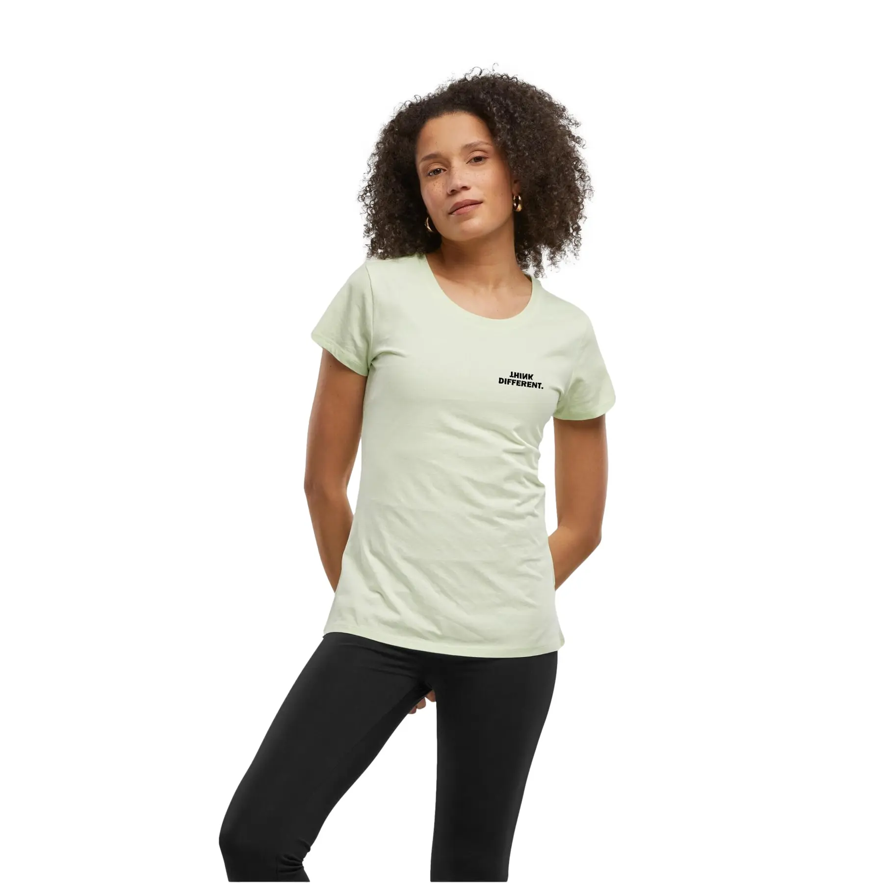 Damen T-Shirt Urban Classics Think Basic