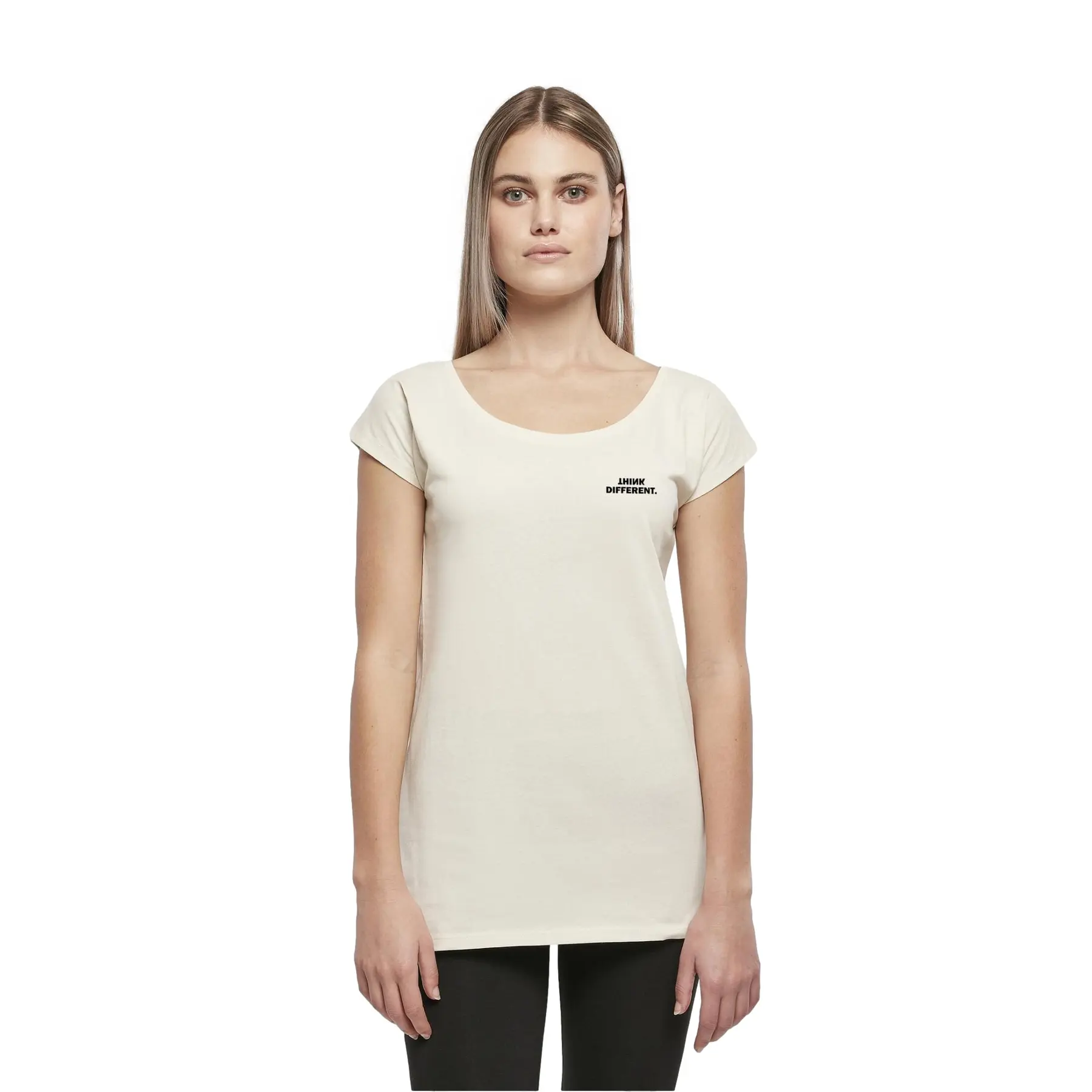 Damen T-Shirt Urban Classics Think