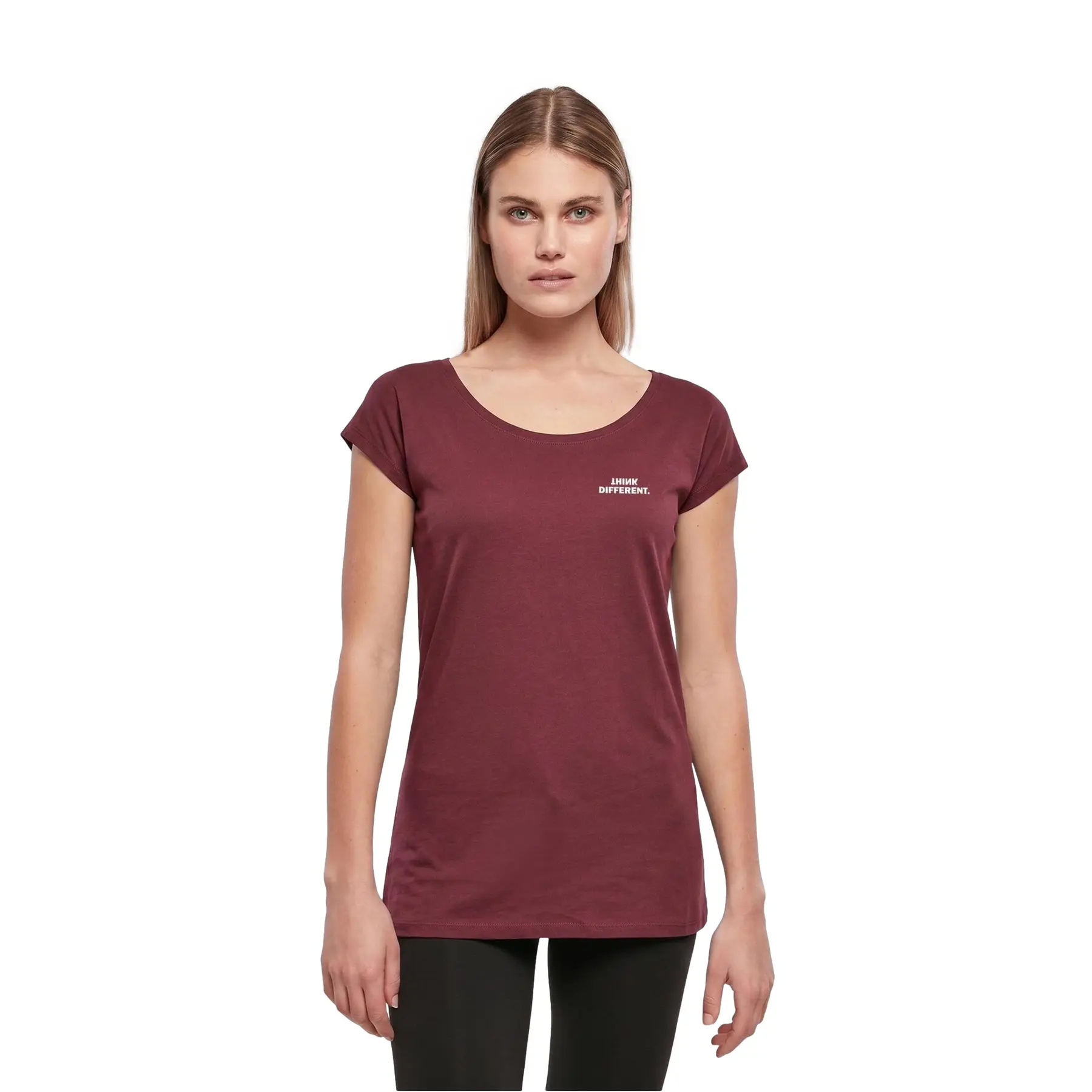 Damen T-Shirt Urban Classics Think