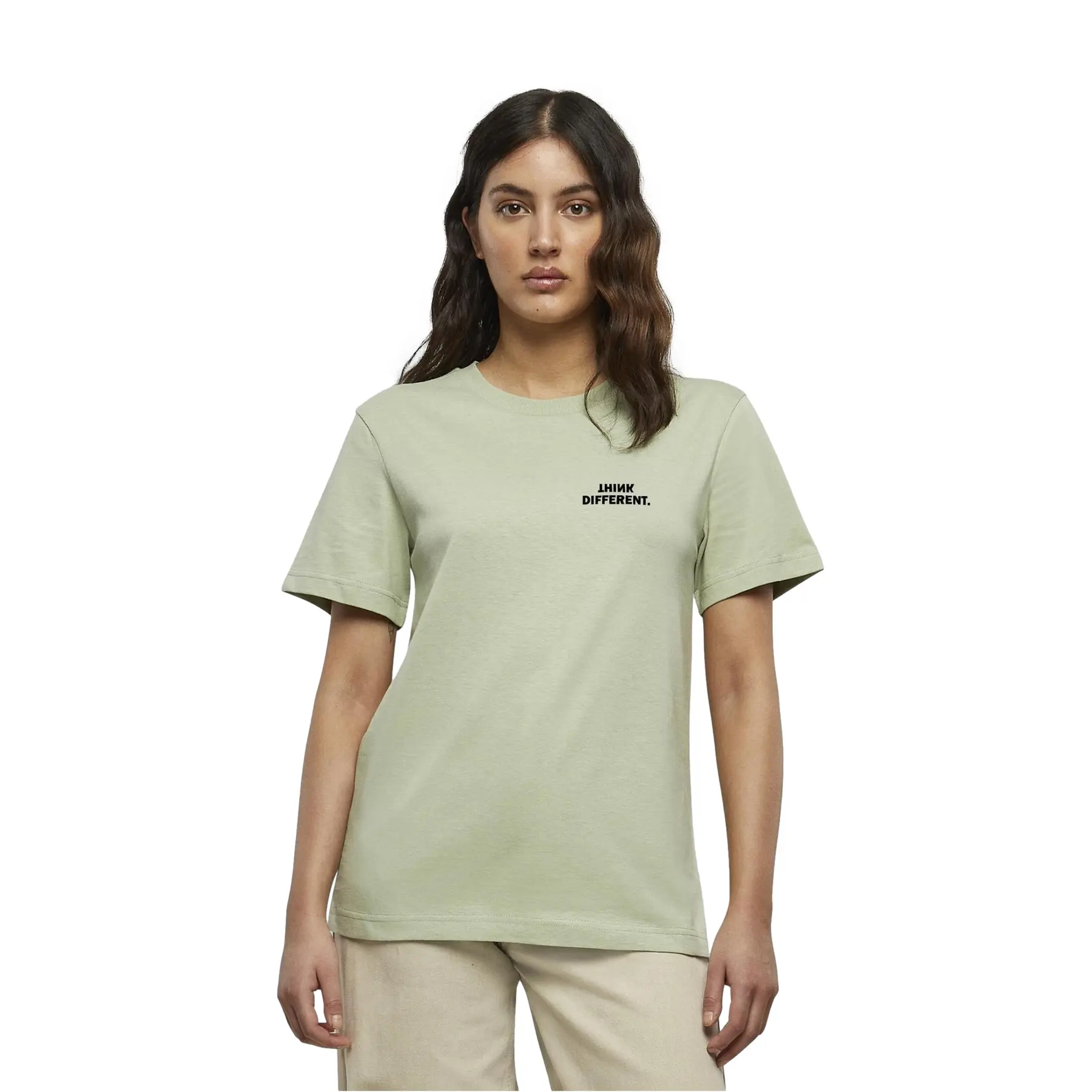 Damen T-Shirt Urban Classics Think Everyday