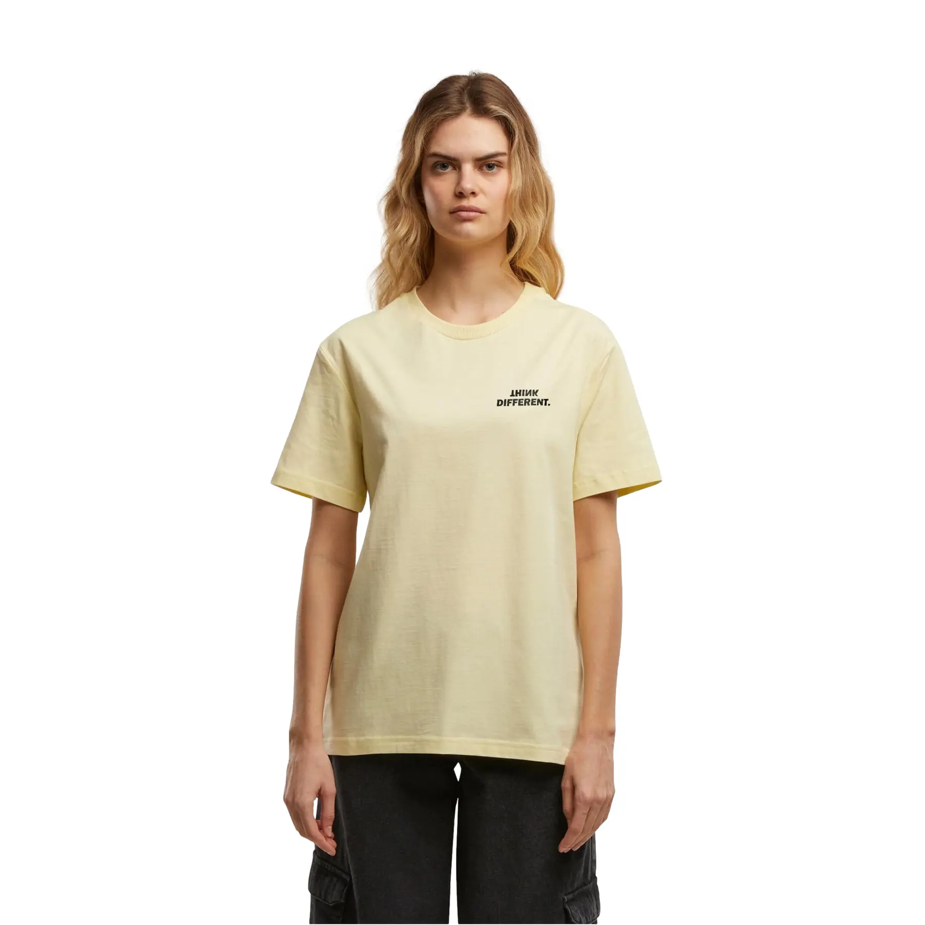 Damen T-Shirt Urban Classics Think Everyday
