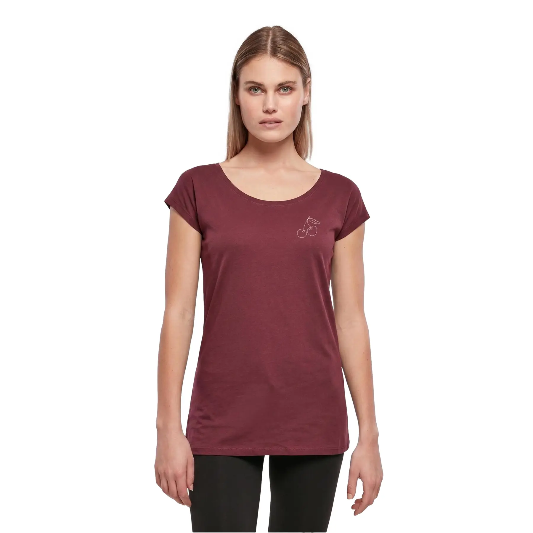 Damen T-Shirt Urban Classics Cherry Line