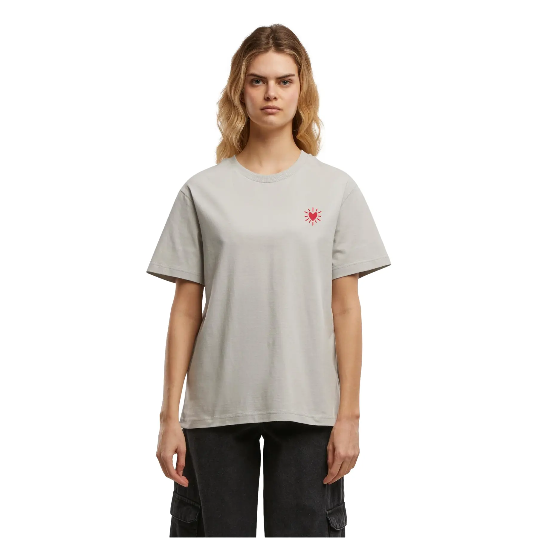 Damen T-Shirt Urban Classics Radiant Heart Everyday