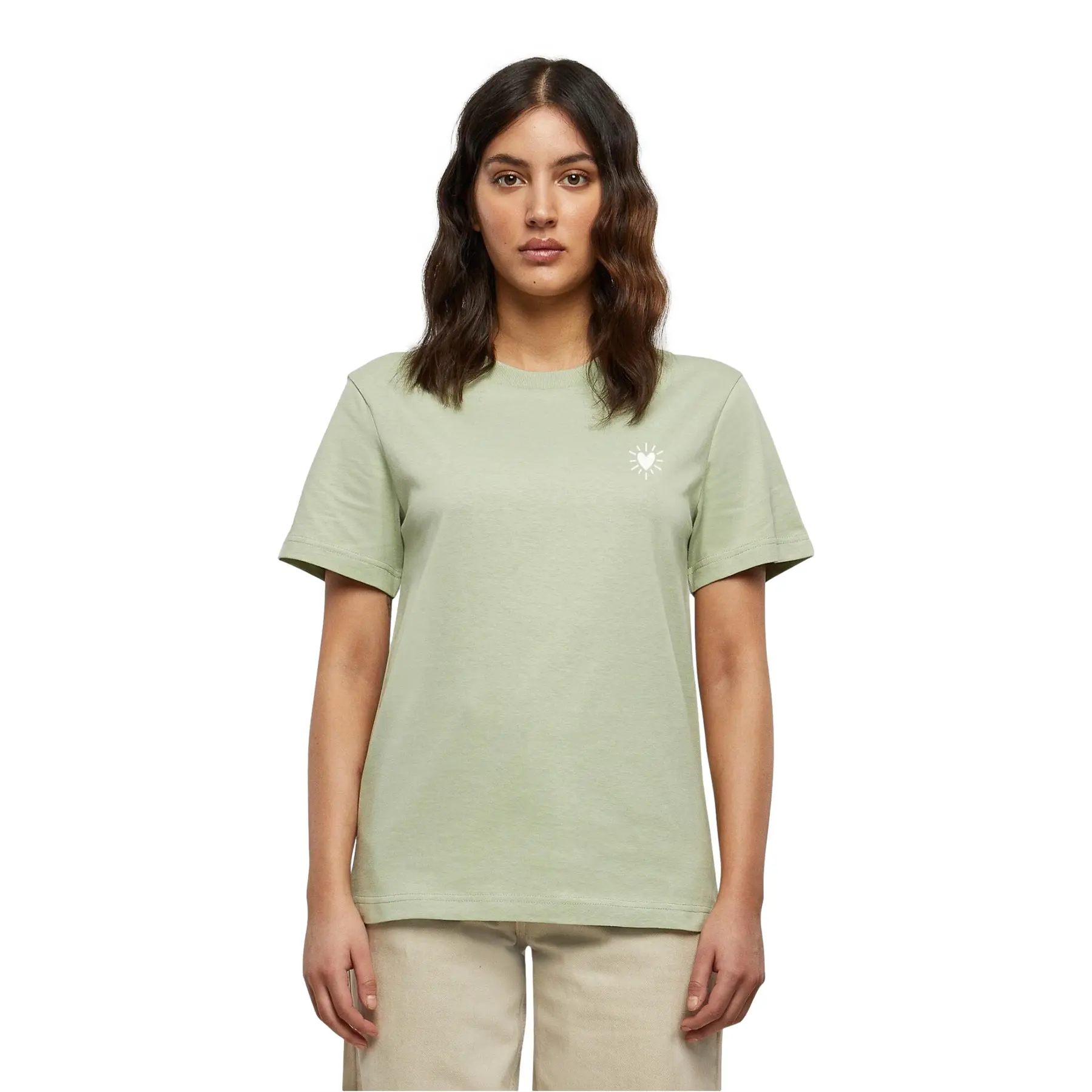 Damen T-Shirt Urban Classics Radiant Heart Everyday