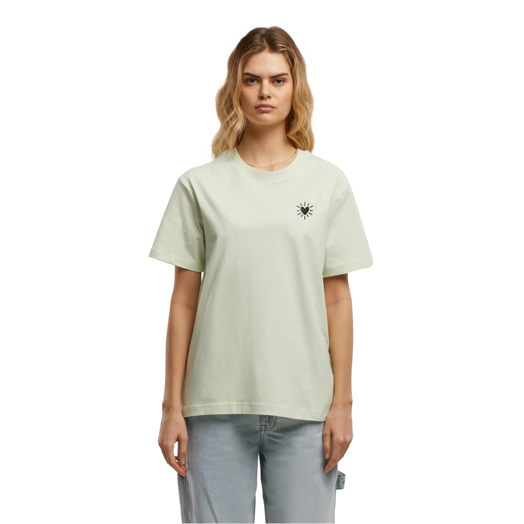 Damen T-Shirt Urban Classics Radiant Heart Everyday