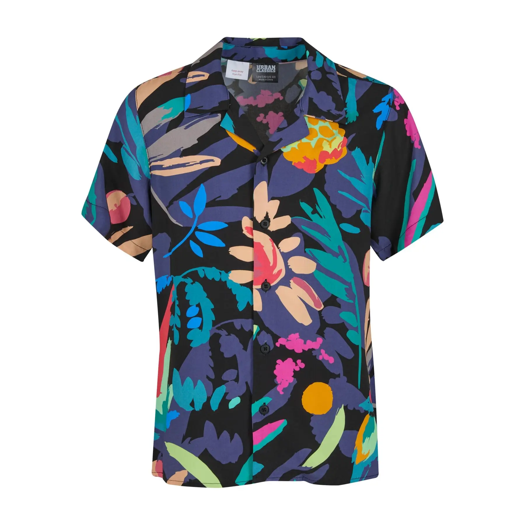 Viskose Hemd Kind Urban Classics Aop