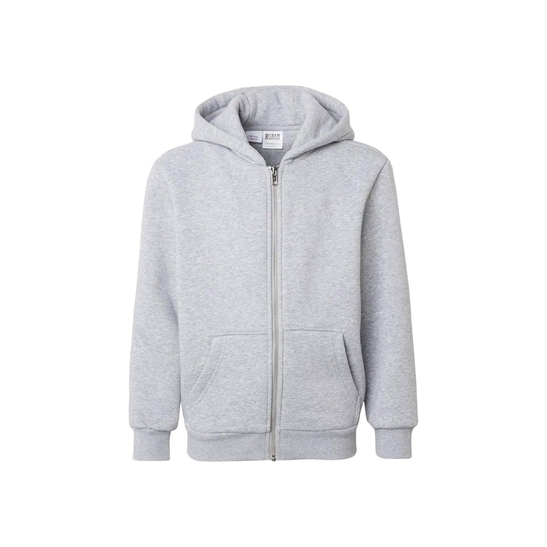 Kinder Kapuzenpullover Mit Reißverschluss Urban Classics Fluffy