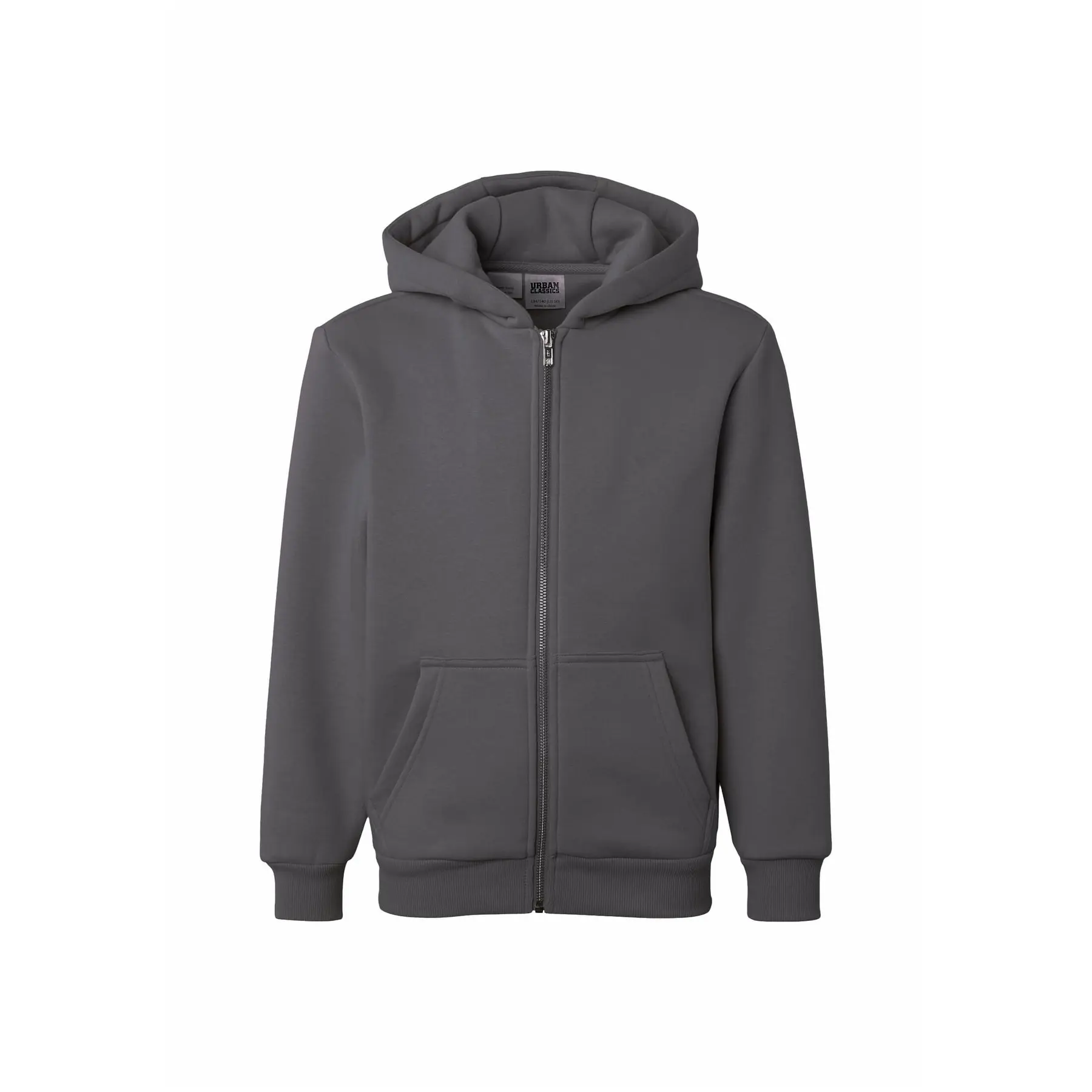 Kapuzensweatshirt mit Reißverschluss Kind Urban Classics Fluffy