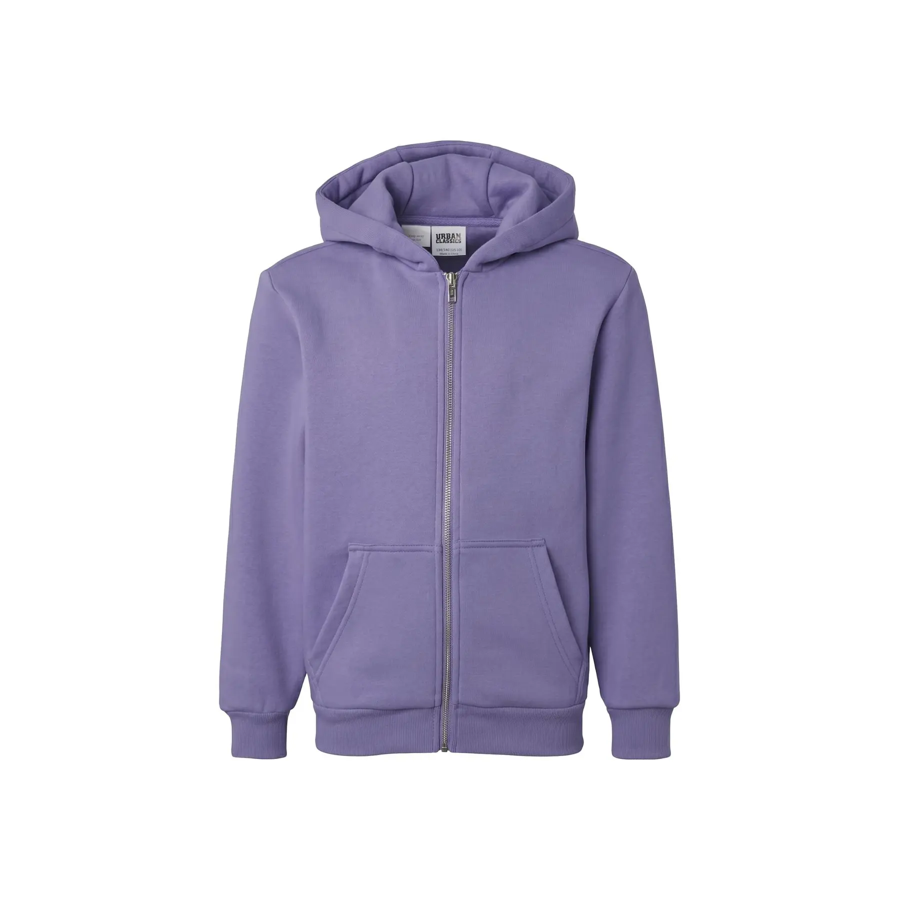 Kapuzensweatshirt mit Reißverschluss Kind Urban Classics Fluffy