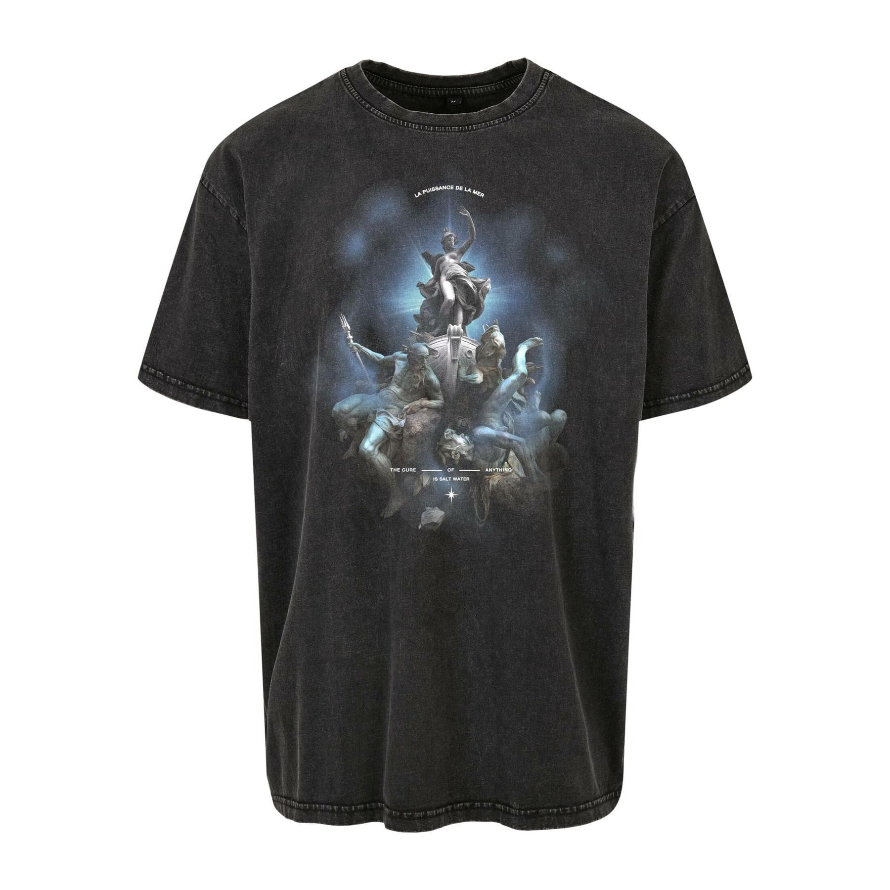 4066051070337 - T-Shirt mit Motiv- und Statement-Print Modell PUISSANCE LA MER