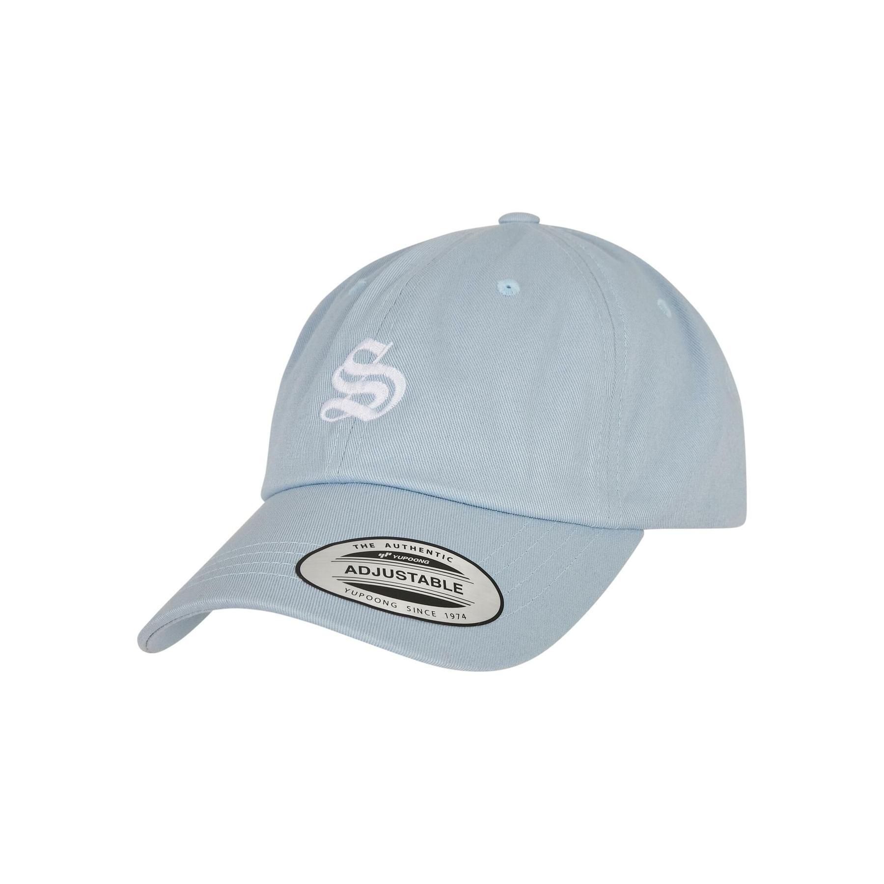 4066051077824 - Basecap Mister Tee Letter Lightblue Low Profile