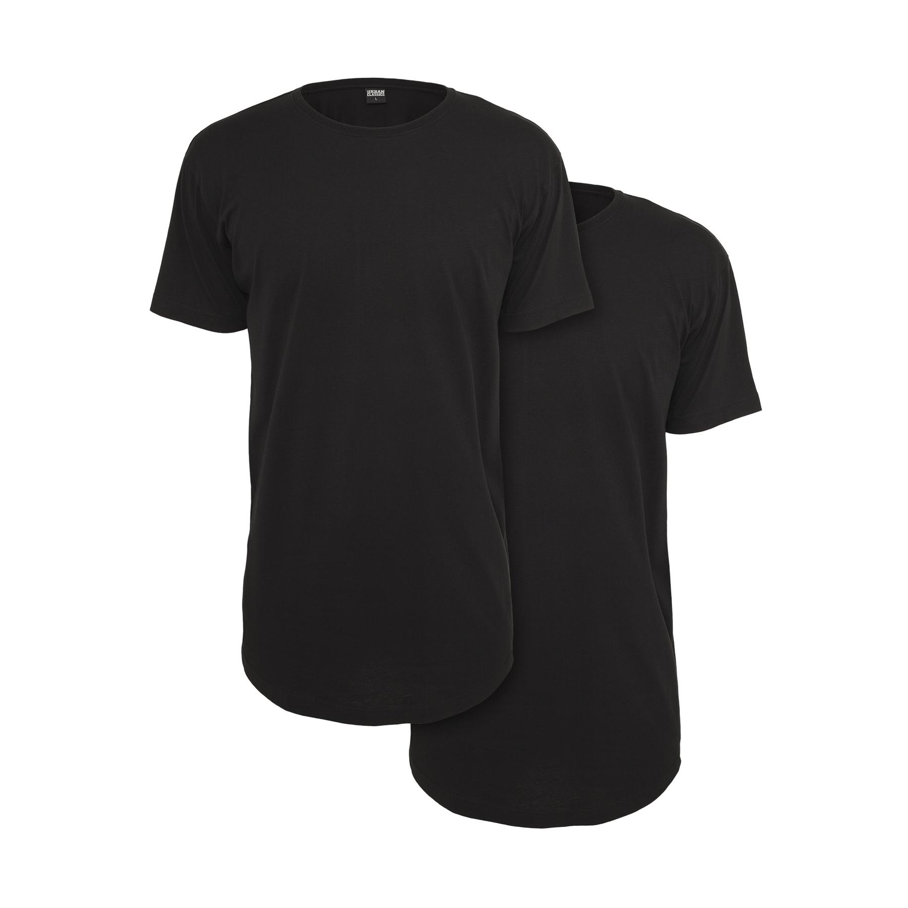 4053838936313 - Pre-Pack Shaped Long Tee 2-Pack T-Shirt schwarz in XS