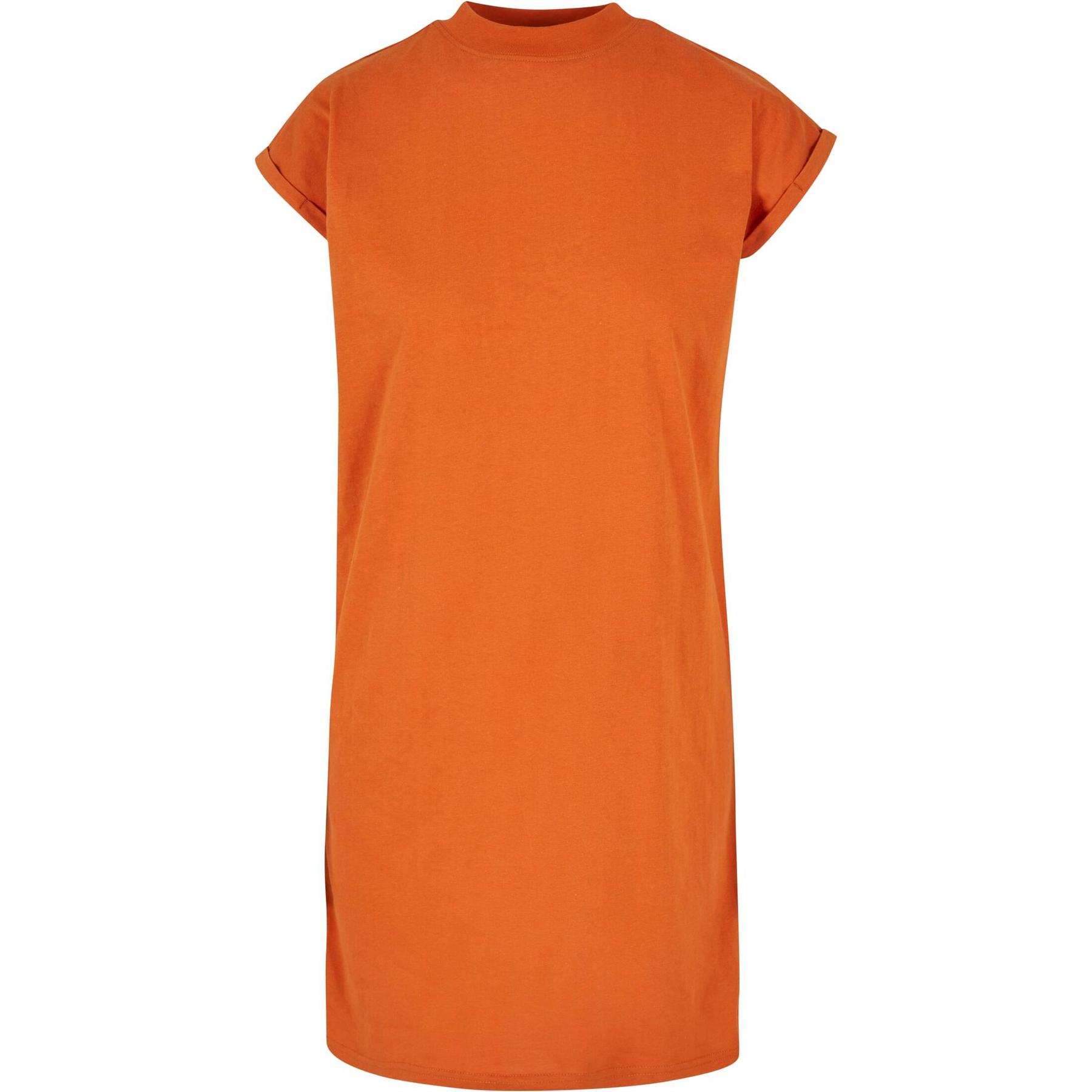 4065812396402 - Ladies Turtle Extended Shoulder Dress Kurzes Kleid orange