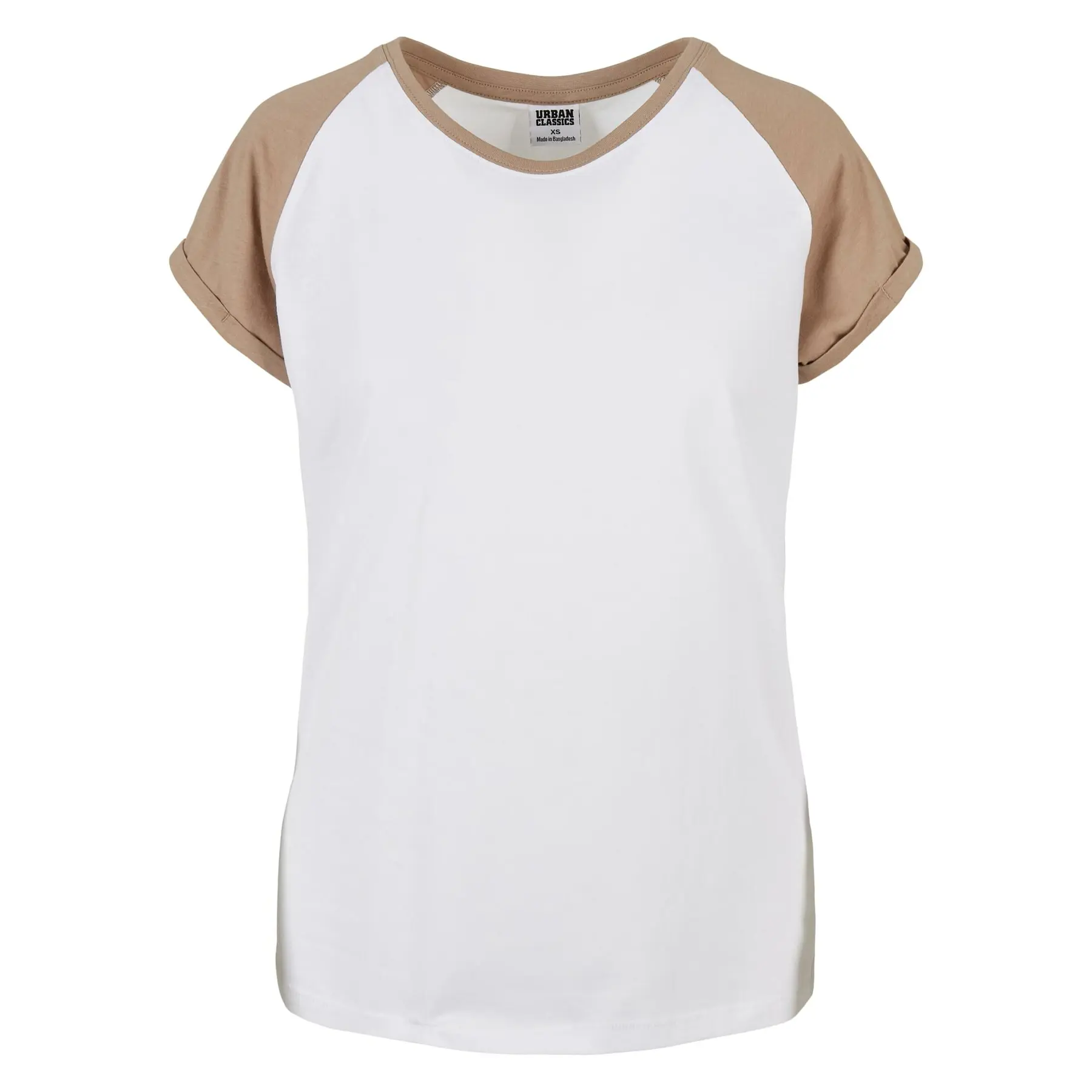 4065812121639 - Ladies Contrast Raglan Tee T-Shirt weiß