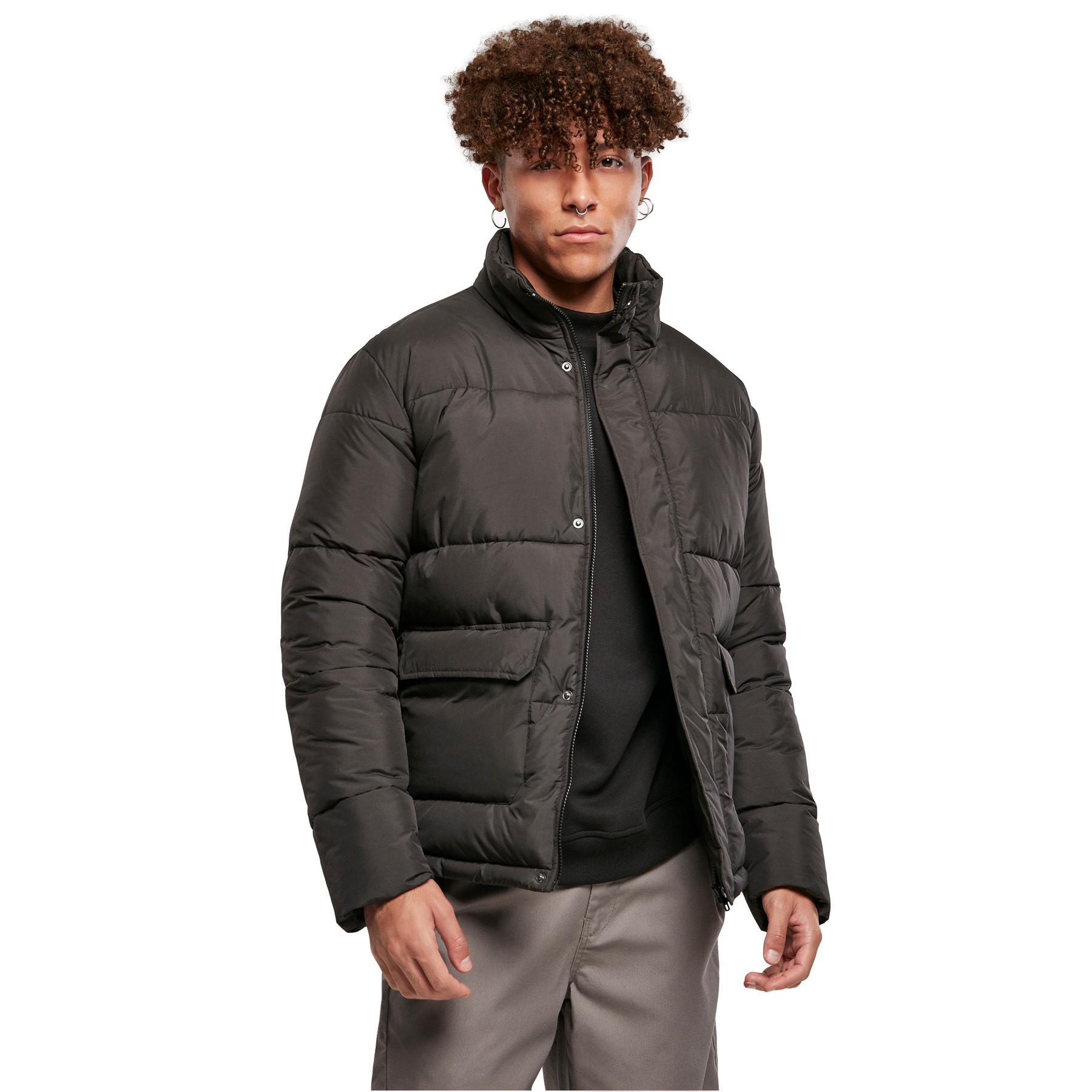 4065812052575 - Short Puffer Jacket Winterjacke schwarz