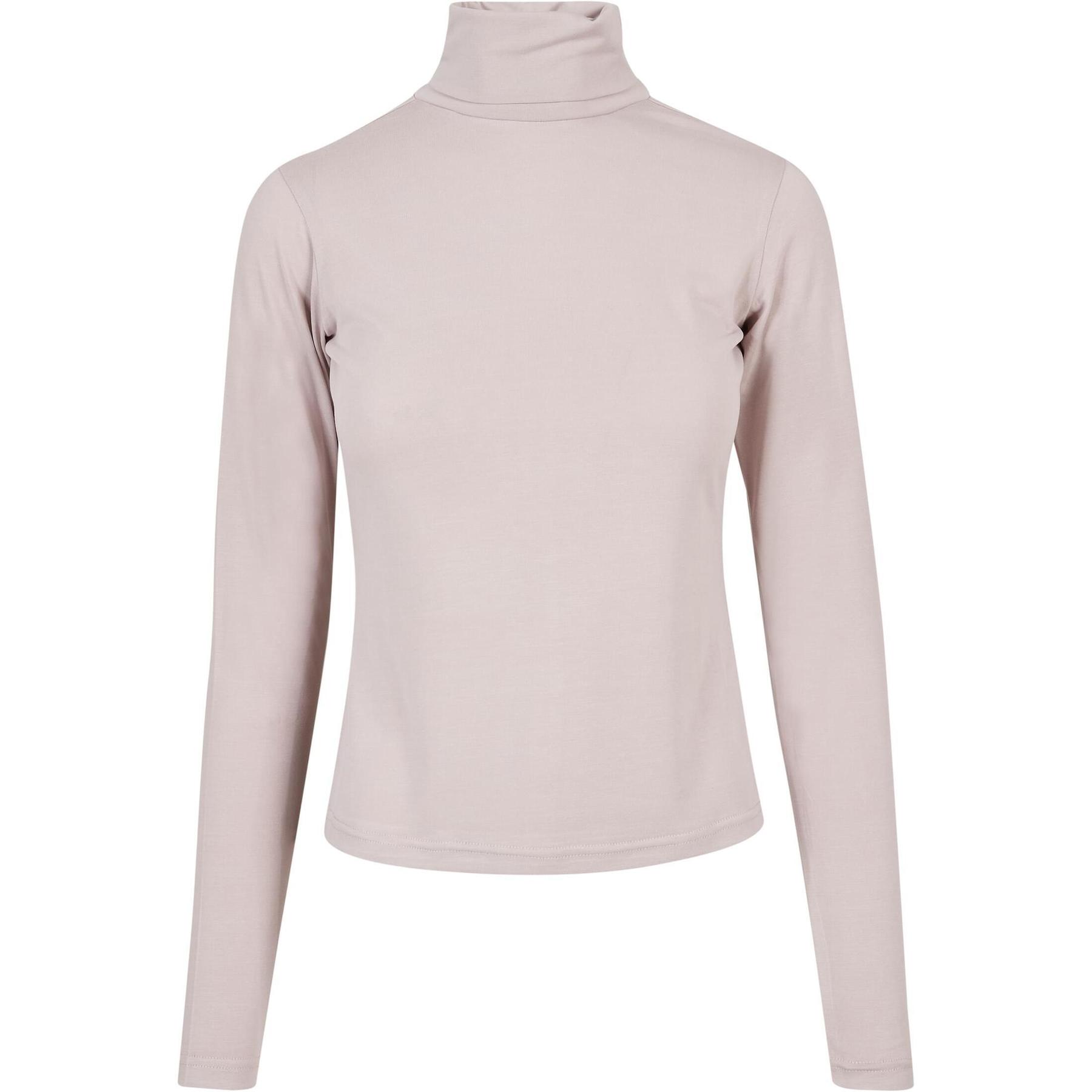 4065812237866 - Sweatshirt mit langen Ärmeln und Rollkragen aus Modal Damen Urban Classics