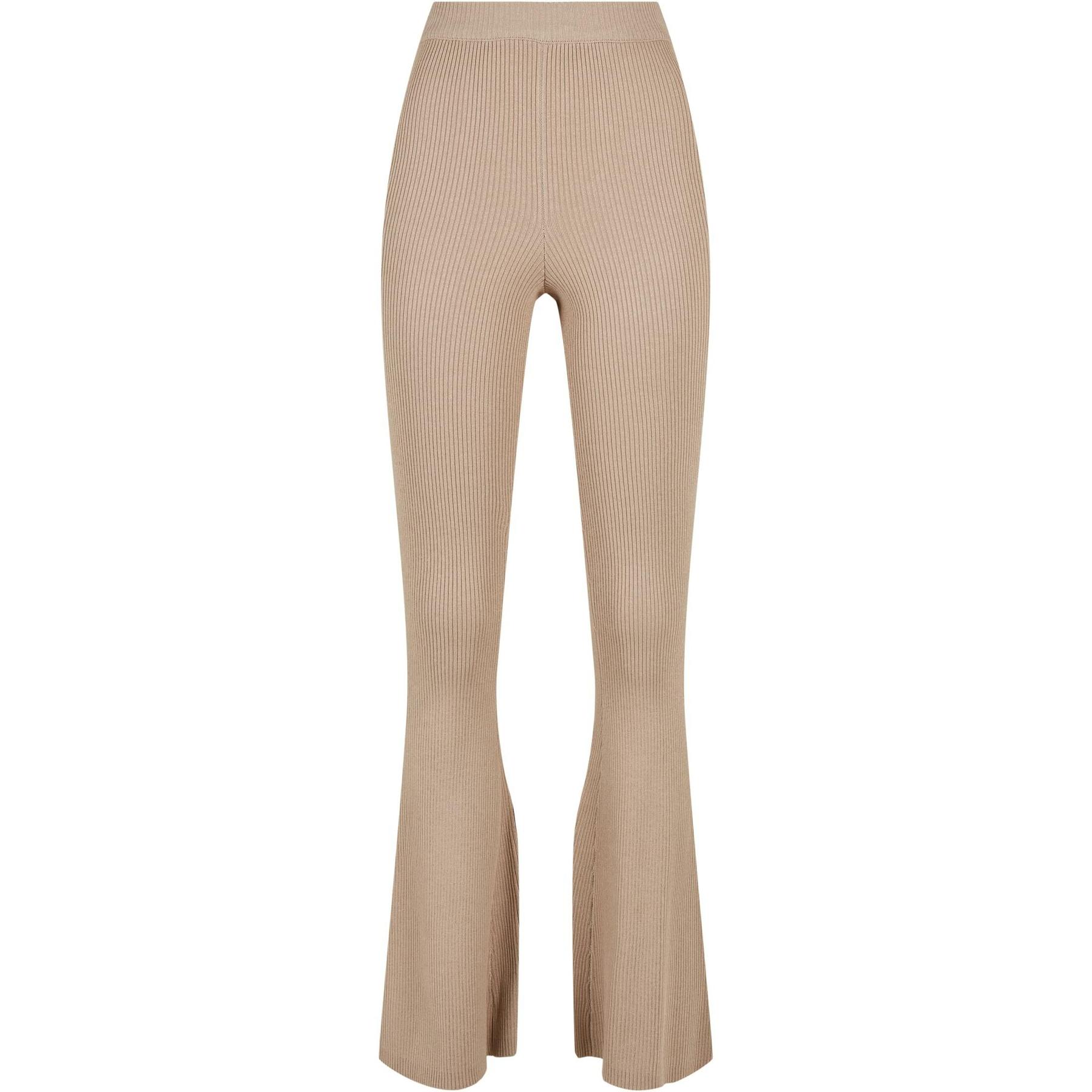 4065812065223 - Rib Knit Bootcut Leggings Gr M Damen Beige