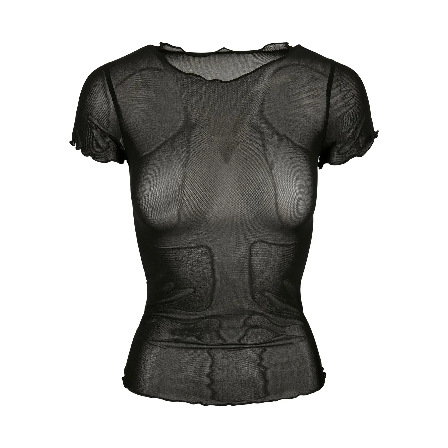 4065812072979 - Ladies Mesh Tee T-Shirt schwarz