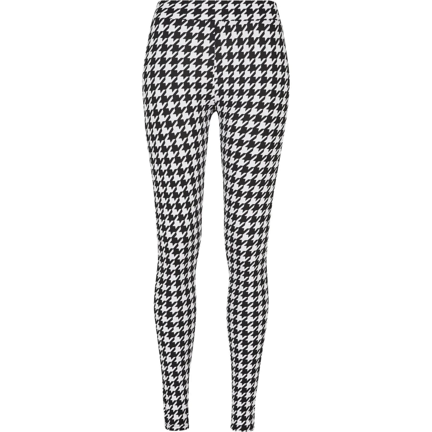 4065812351319 - Ladies Soft Blackhoundstooth Legging Leggings schwarz weiß