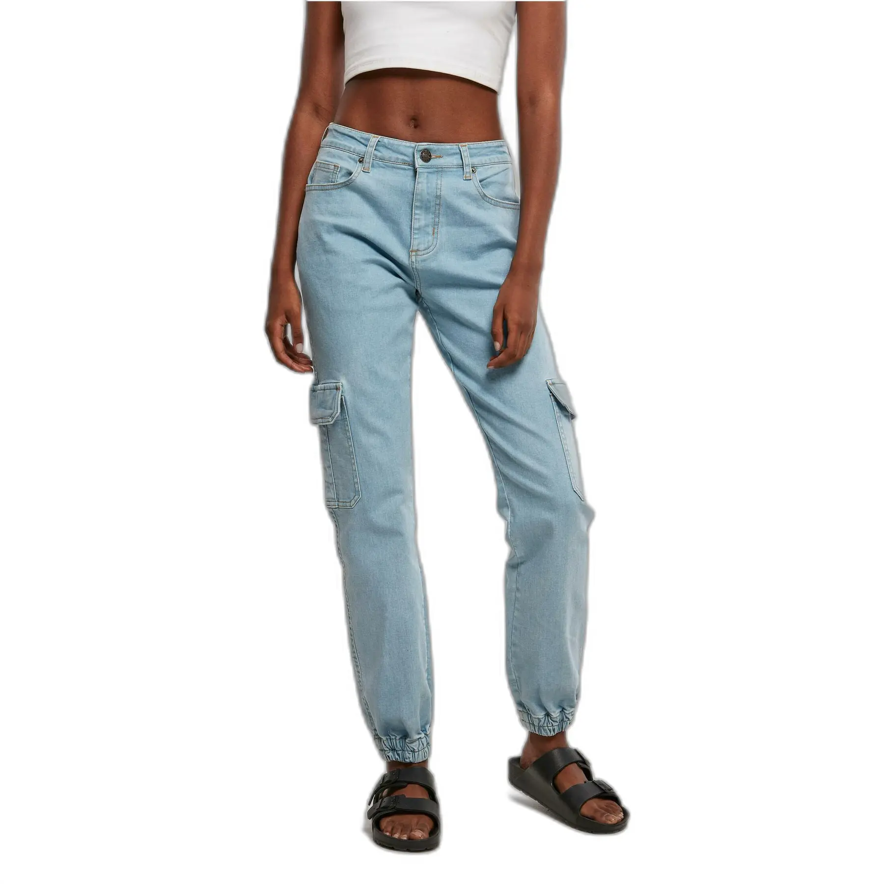 4065812126887 - Cargohose Damen Organic Stretch Denim