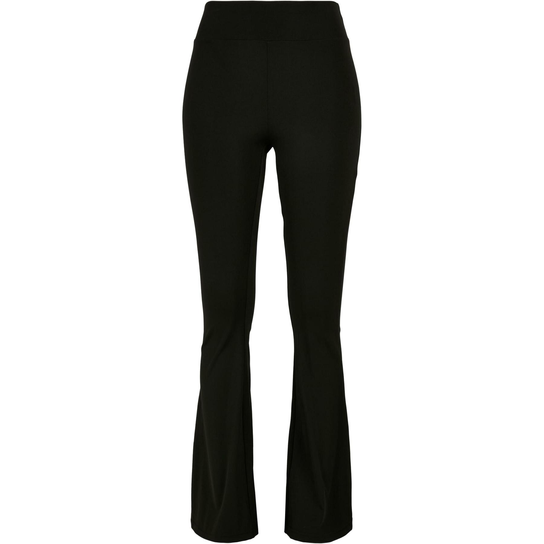 4065812120243 - Ladies Recycled High Waist Flared Leggings Leggings schwarz in XXL