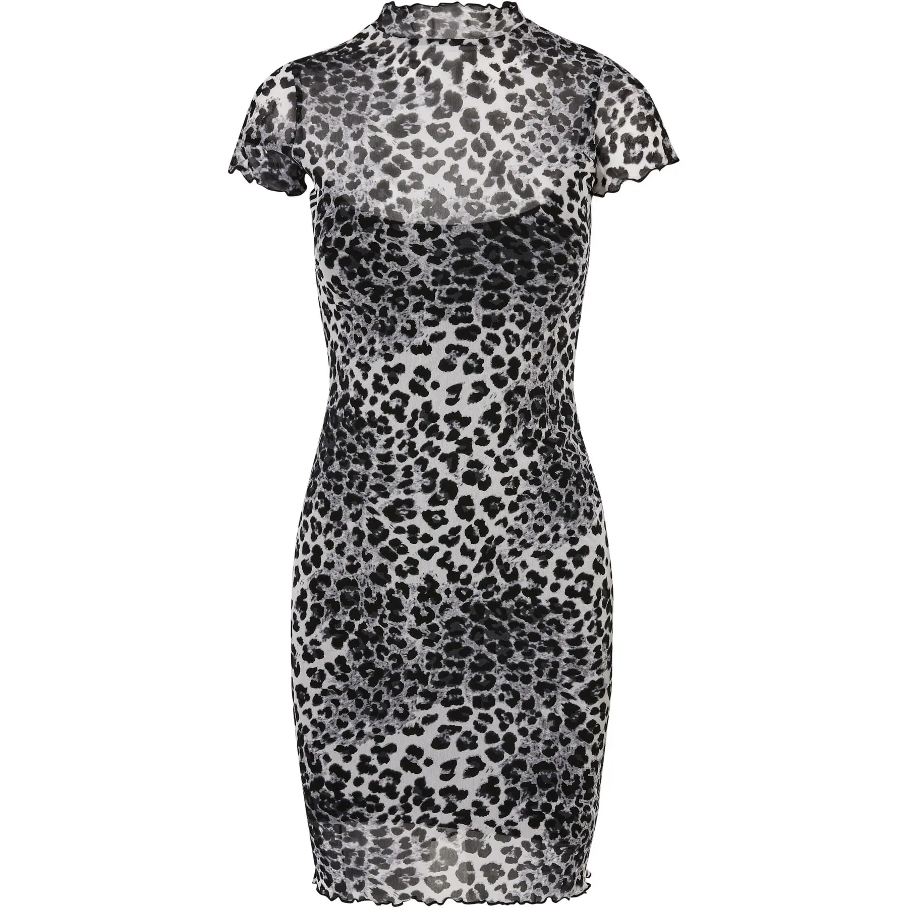 4065812223296 - Doppellagiges Kleid aus Strick Frau Urban Classics