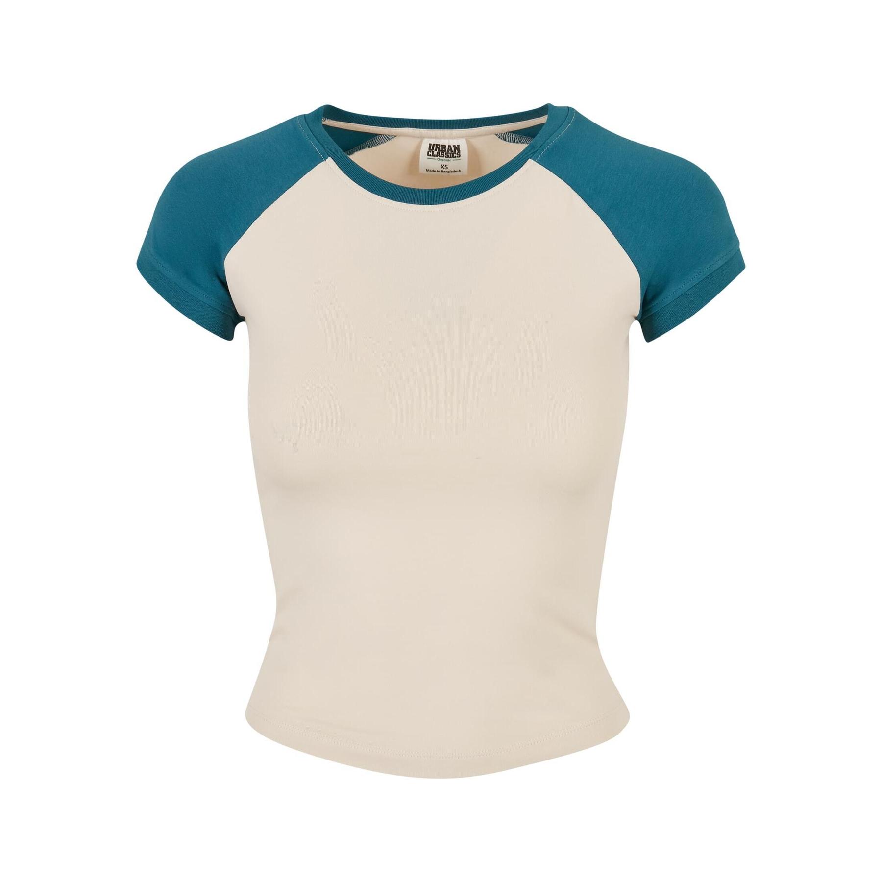 4065812225757 - Retro-Baseball-T-Shirt für Frauen Organic Stretch GT