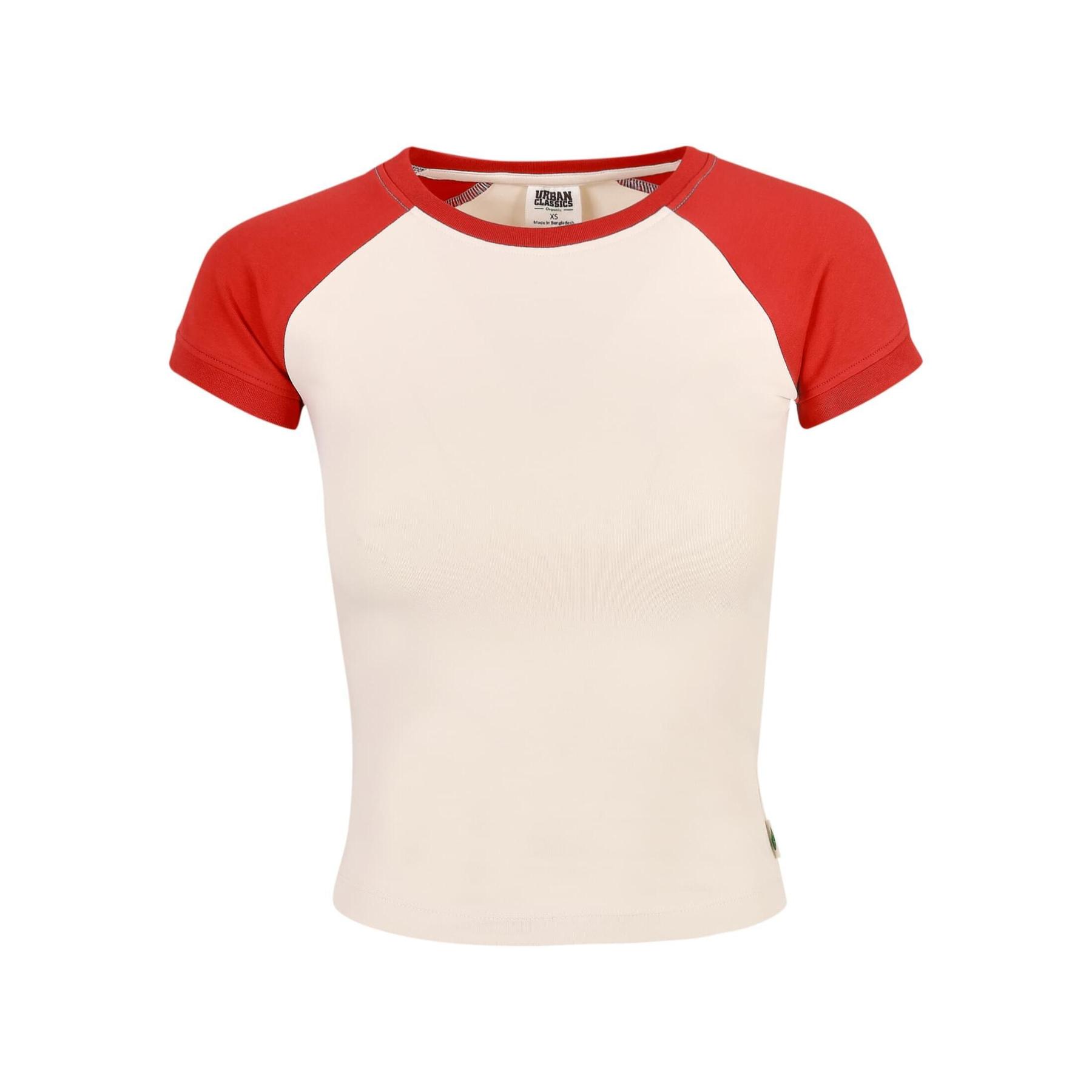 Maglietta da baseball retrò da donna Urban Classics Organic Stretch GT