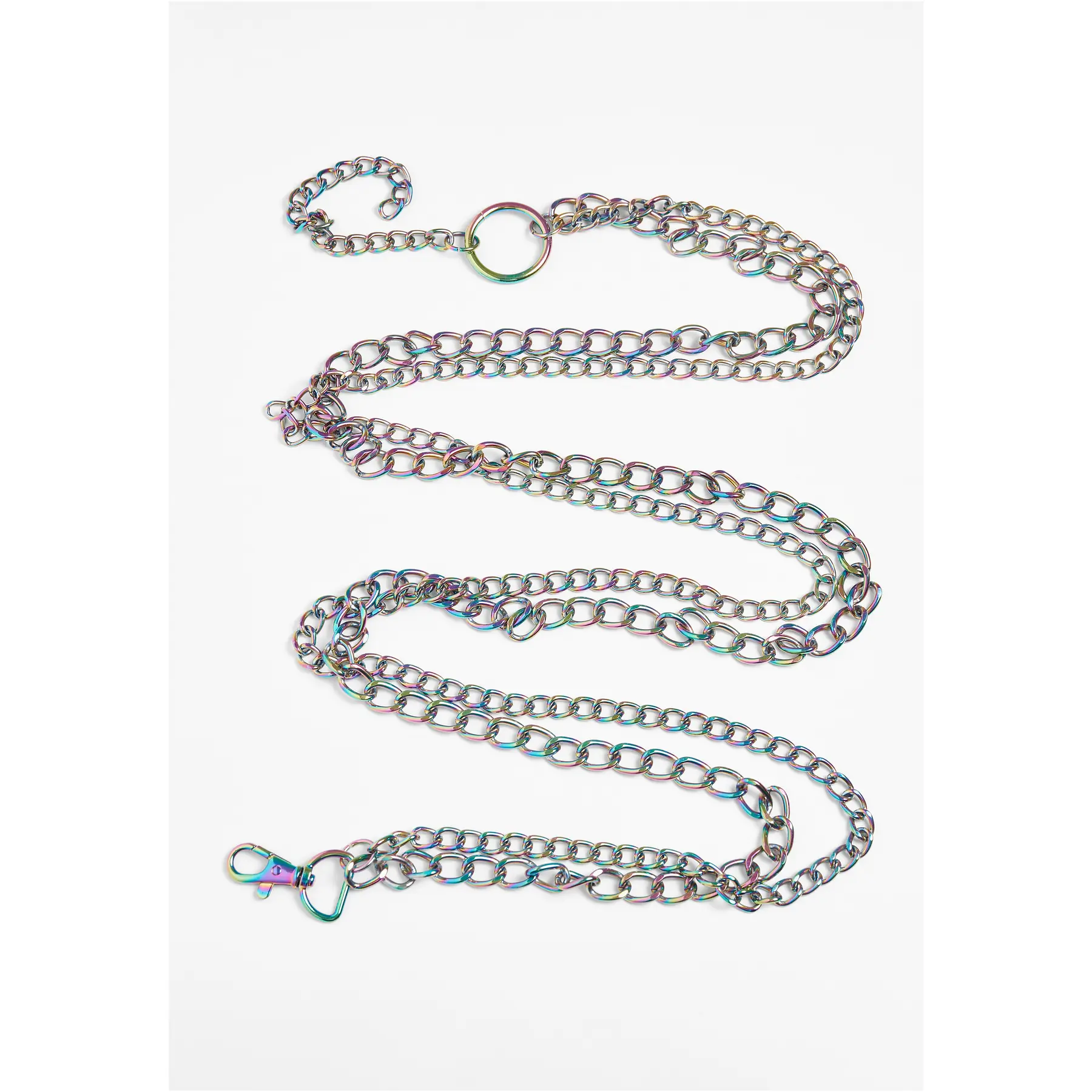 Urban Classics Unisex Multicolore Belt Holographic Chain