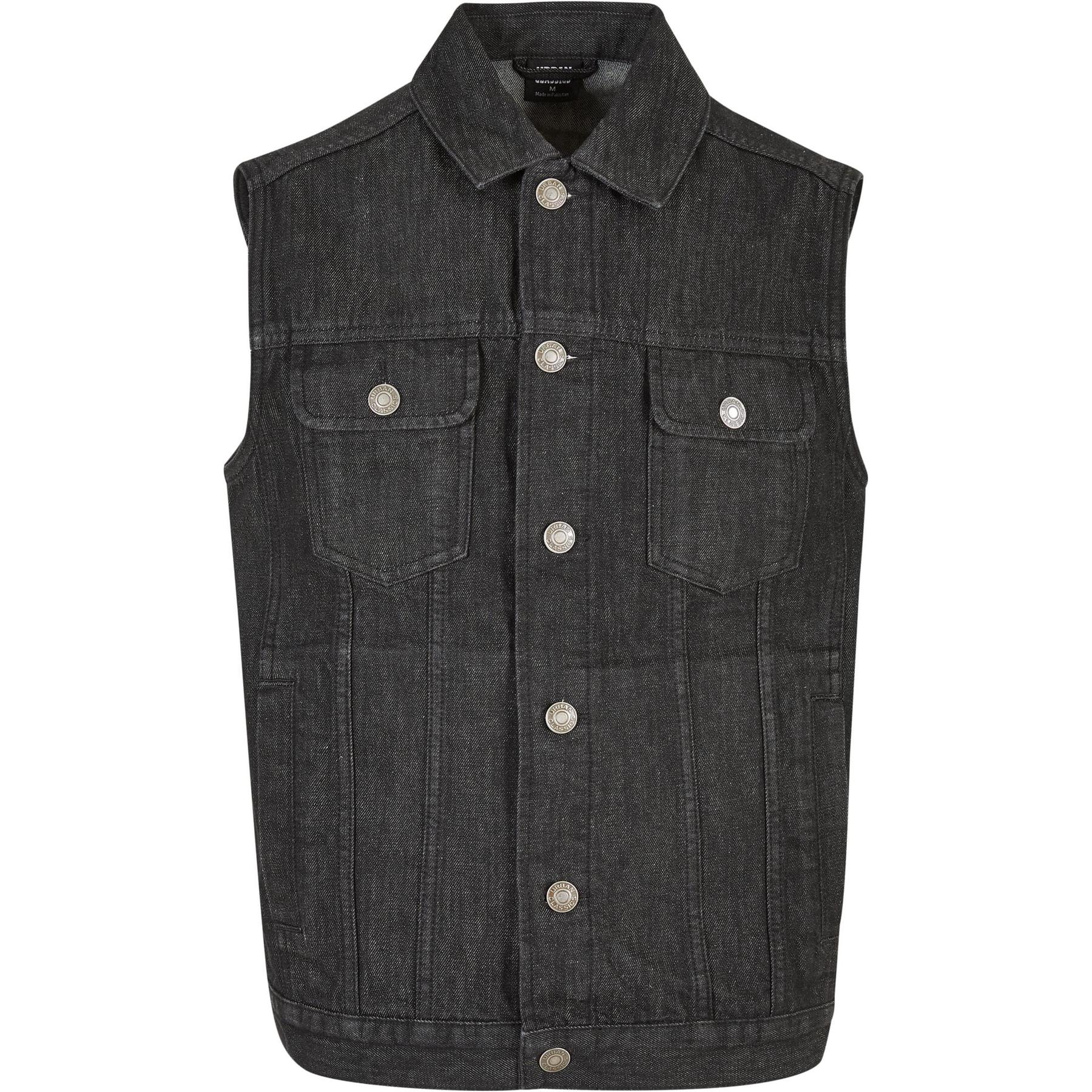 4065812386212 - Denim Vest Weste schwarz in M
